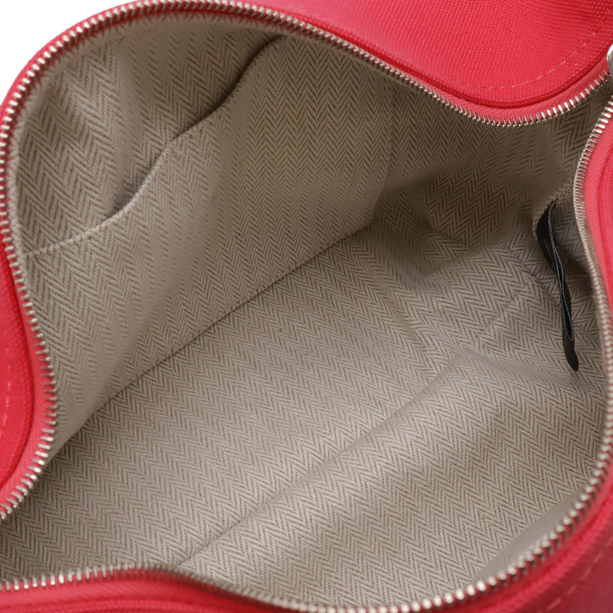 Hermes Pink Canvas Handbag Pouch (Pre-Owned)