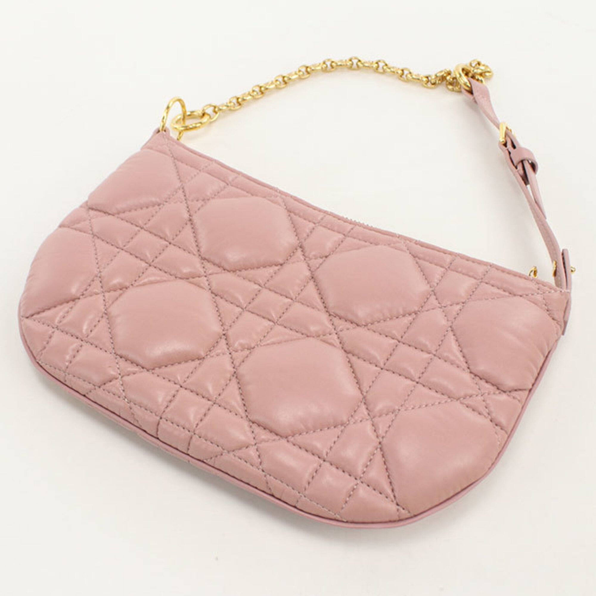 Christian Dior Pink Leather Shoulder Bag (Pre-Owned)