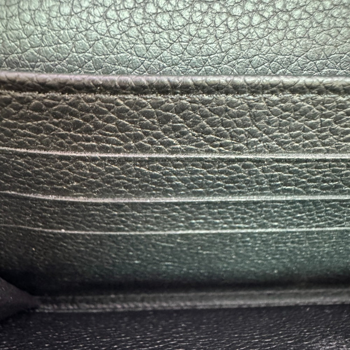 Louis Vuitton Monogram Empreinte Black Noir Leather Long Wallet (Bi-Fold) (Pre-Owned)