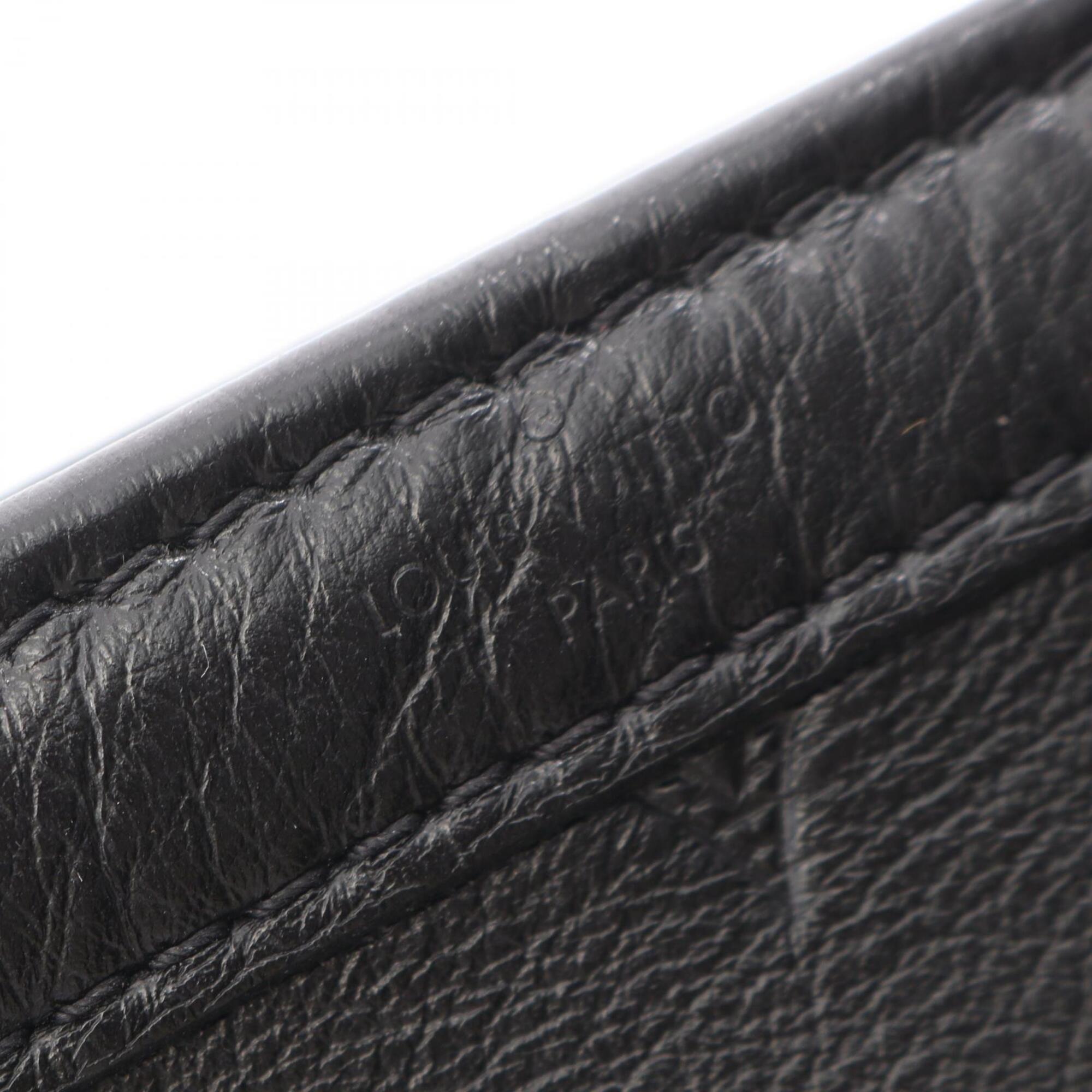 Louis Vuitton Black Noir Monogram Shadow Handbag Shoulder Bag (Pre-Owned)