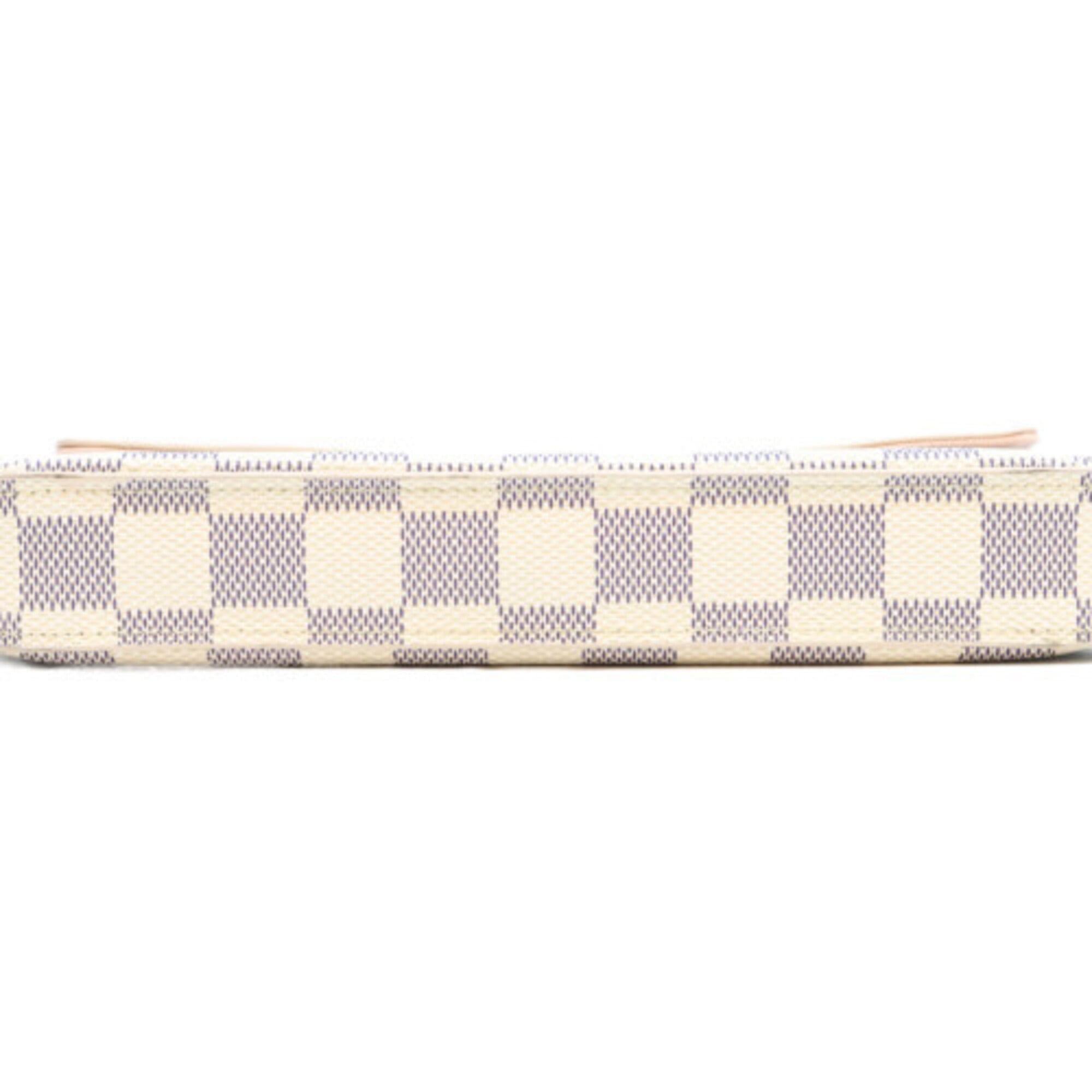 Louis Vuitton Ivory Damier Azur Shoulder Bag (Pre-Owned)