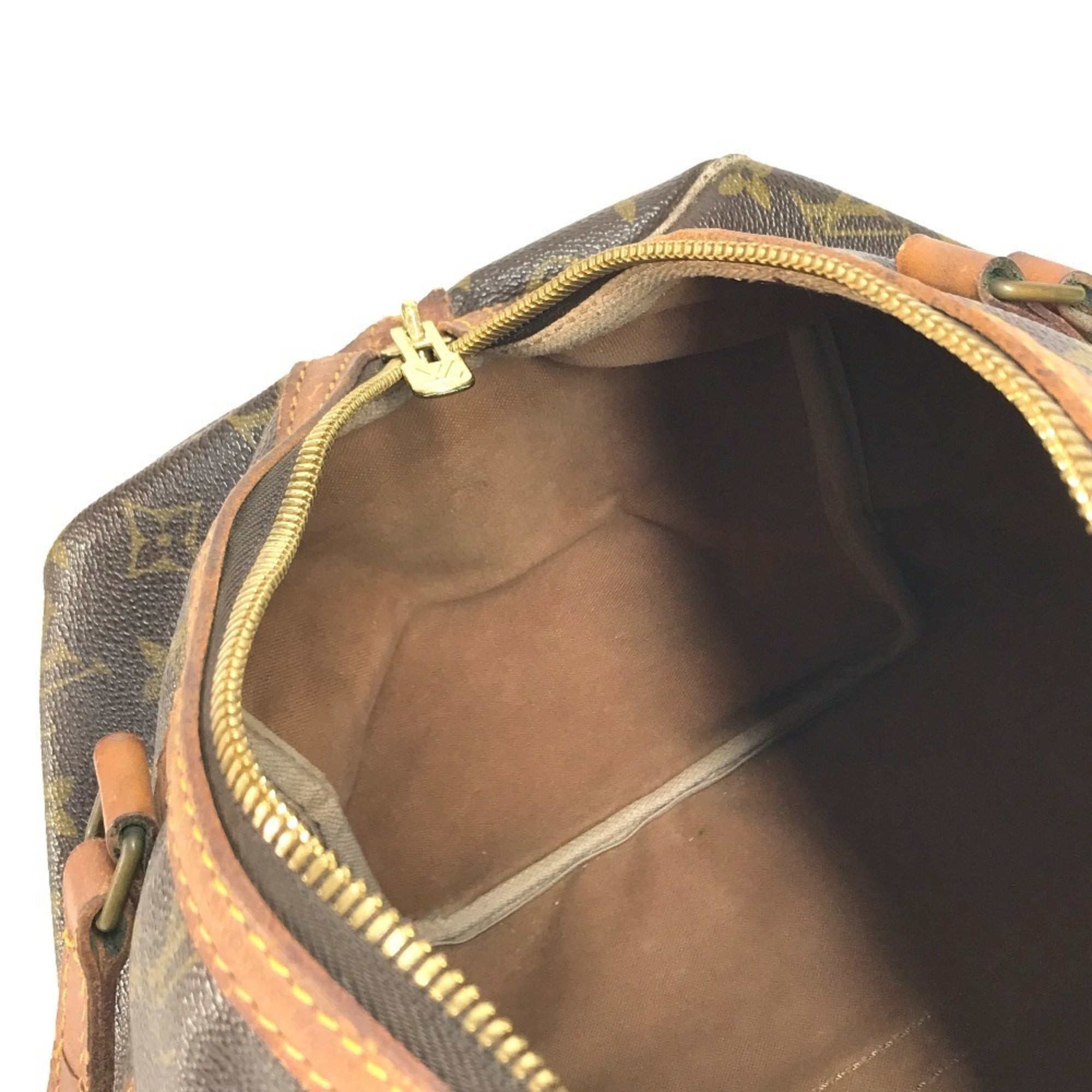 Louis Vuitton Monogram Brown Monogram Boston Bag Handbag Tote Bag (Pre-Owned)
