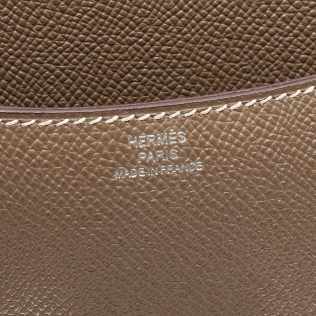 Hermes Gray Epsom Leather Leather Handbag Shoulder Bag (Pre-Owned)