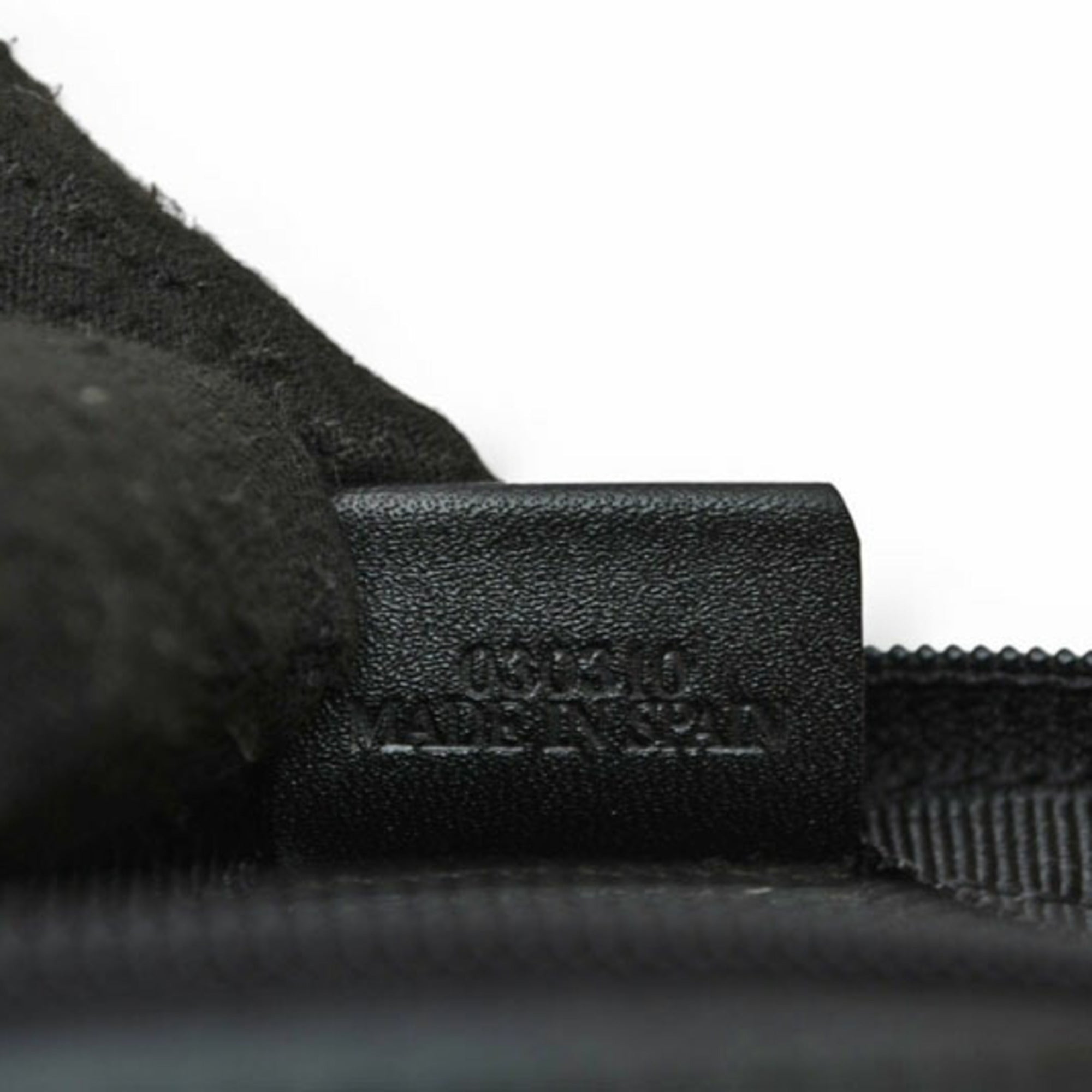 Loewe Beige Black Canvas Pouch (Pre-Owned)