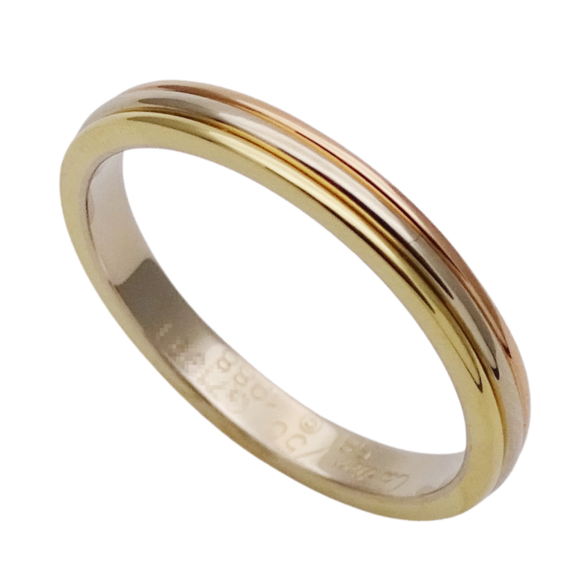 Cartier Pink Gold White Gold Yellow Gold Yellow Gold (18K) Pink Gold (18K) White Gold (18K) Band Ring (Pre-Owned)