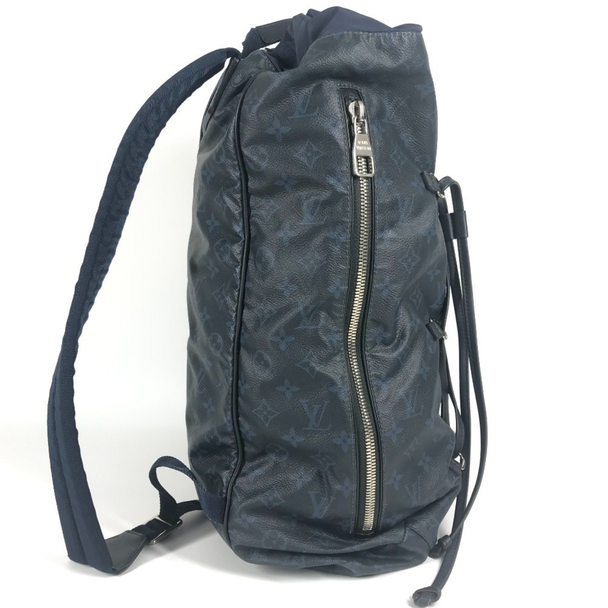 Louis Vuitton Blue Monogram Cobalt Navy Monogram Cobalt Backpack (Pre-Owned)