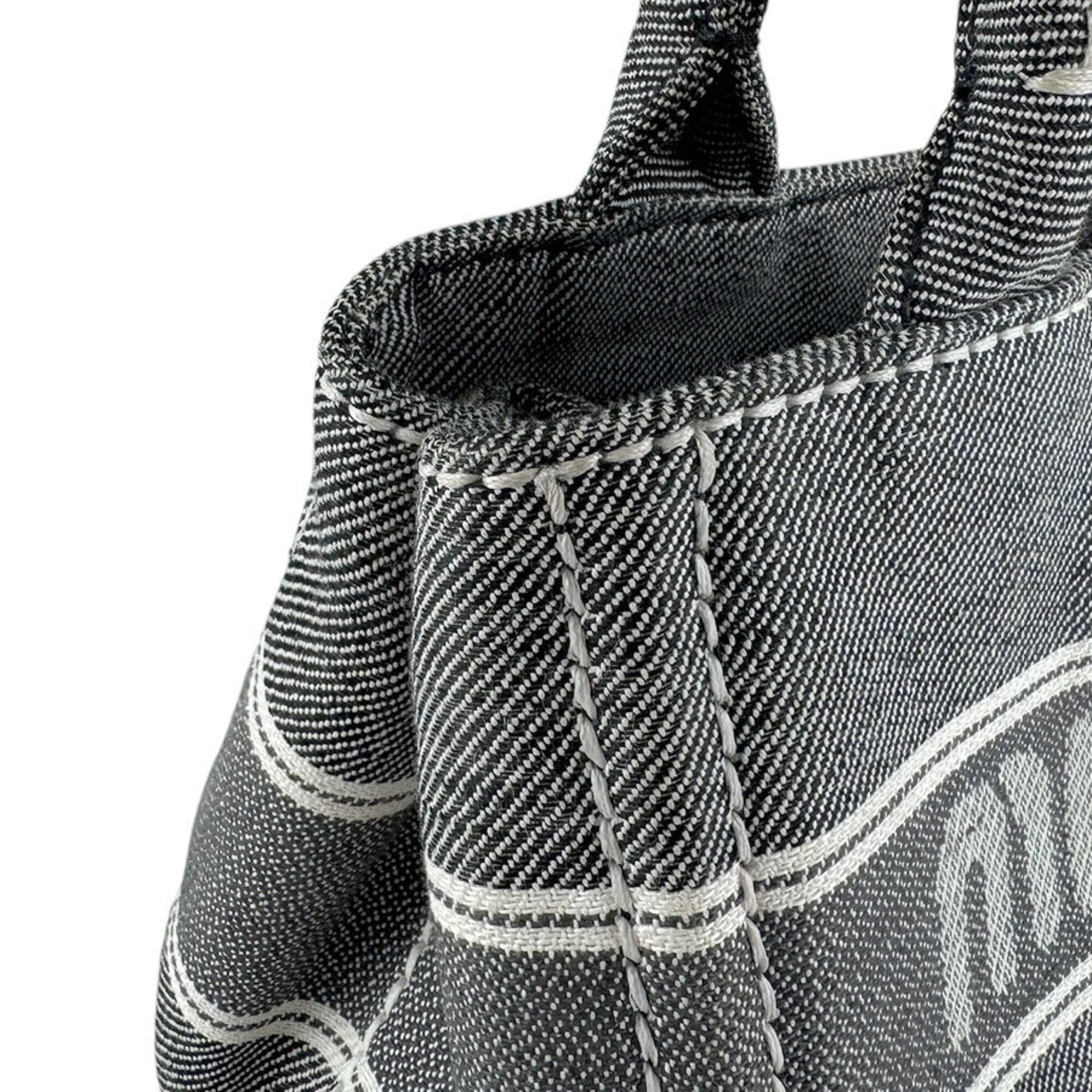 Miu Miu Black Canvas Handbag Shoulder Bag (Pre-Owned)