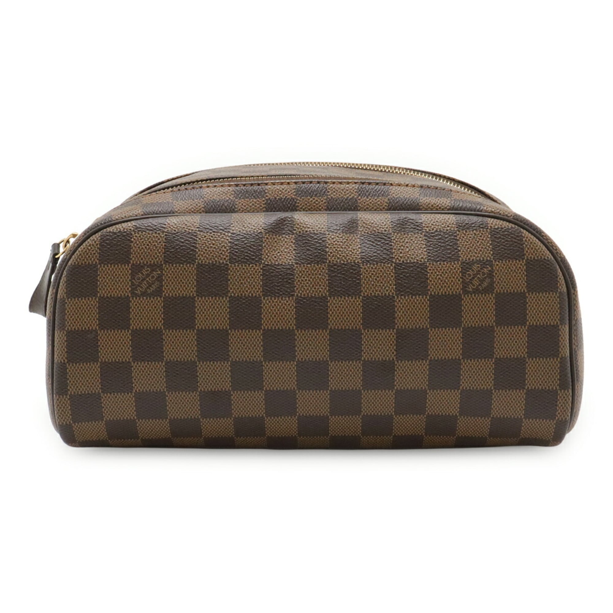 Louis Vuitton Brown Pvc Coated Canvas Pouch (Pre-Owned)