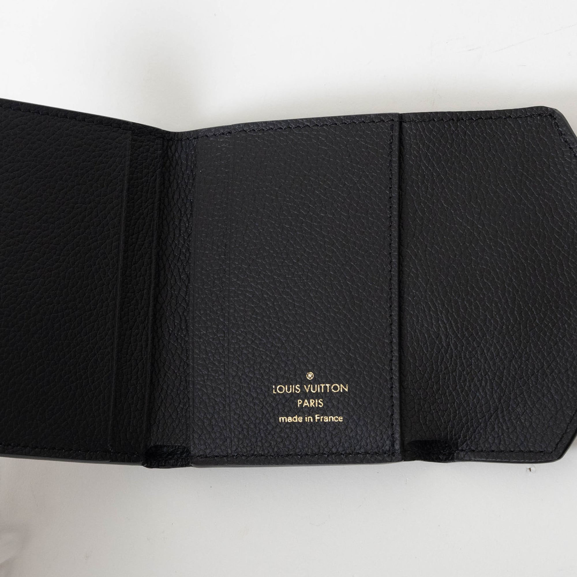 Louis Vuitton Noir Monogram Empreinte Wallet (Tri-Fold) (Pre-Owned)