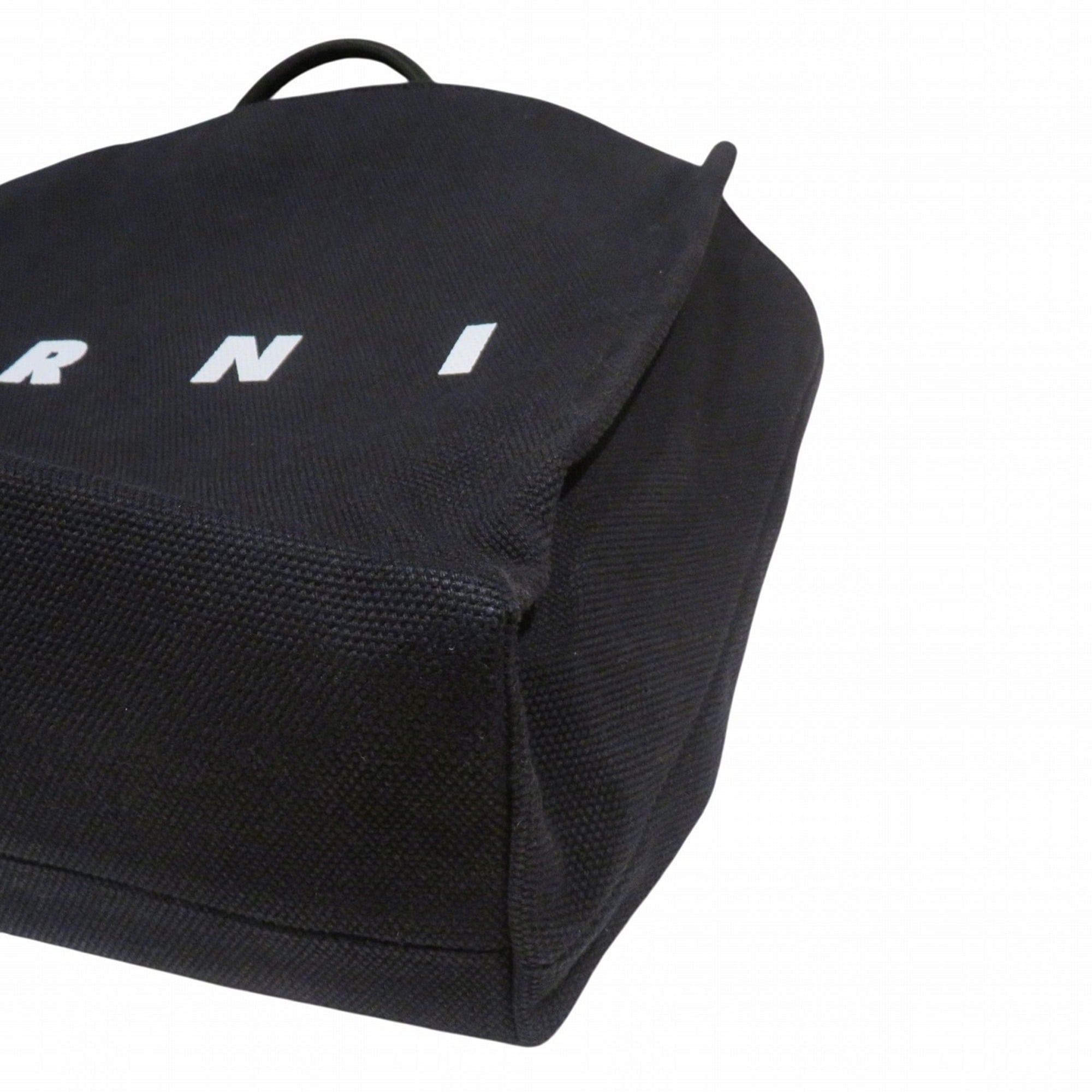 Marni Black Cotton Tote Bag (Pre-Owned)