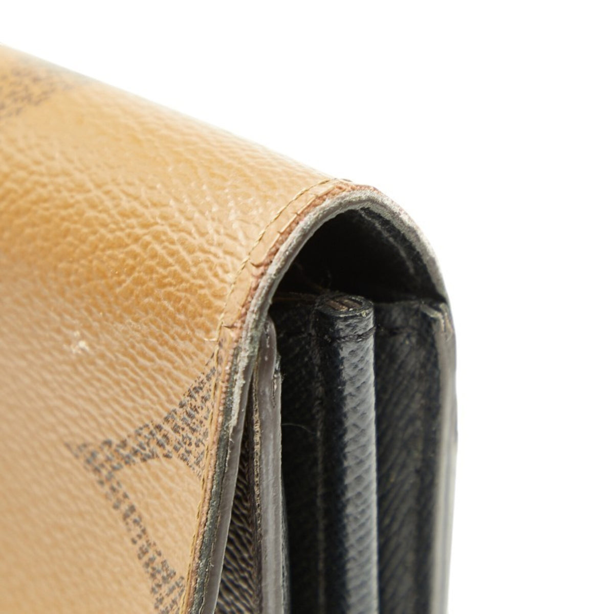 Louis Vuitton Brown Pvc Leather Long Wallet (Bi-Fold) (Pre-Owned)