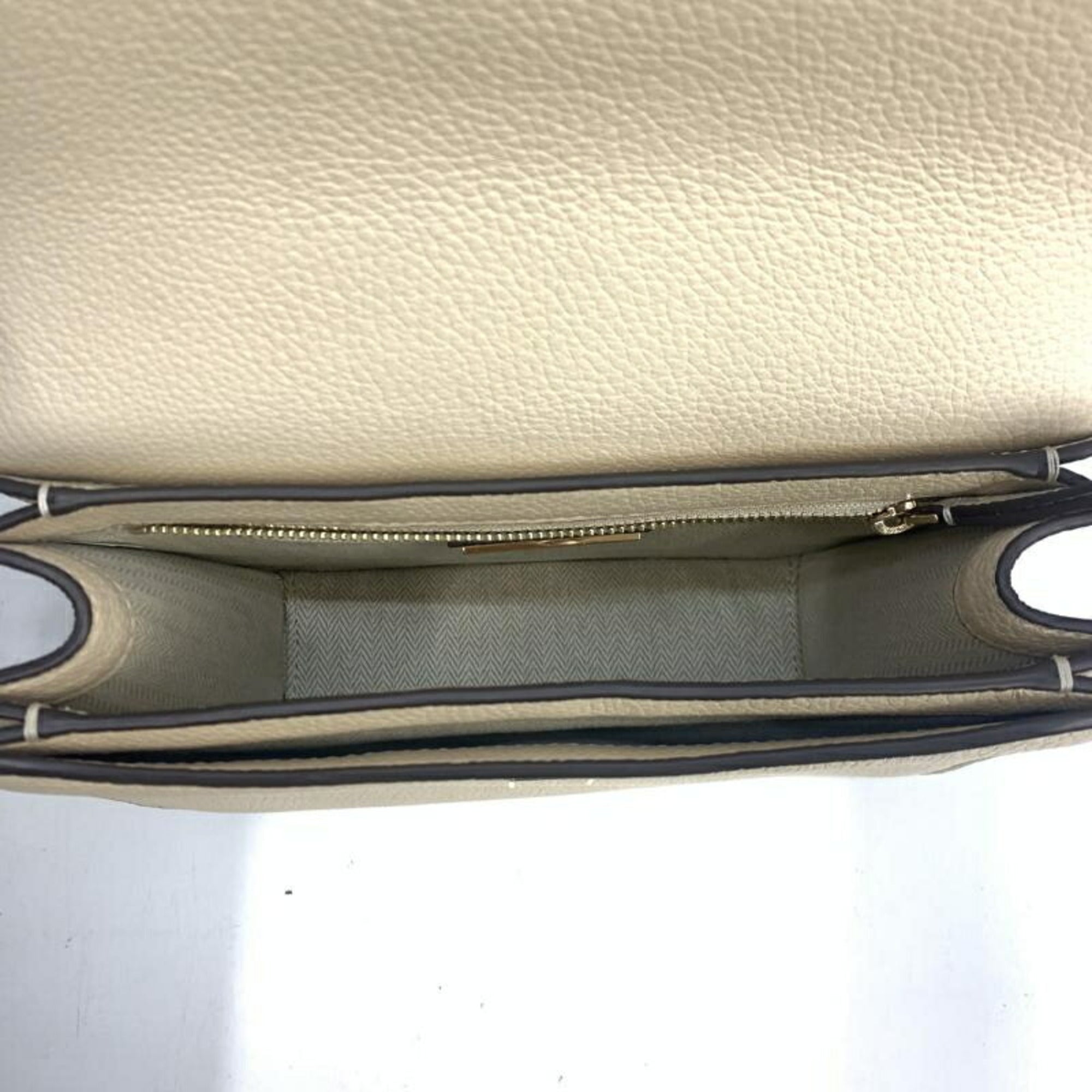 Tory Burch Ivory Shoulder Bag (Pre-Owned)
