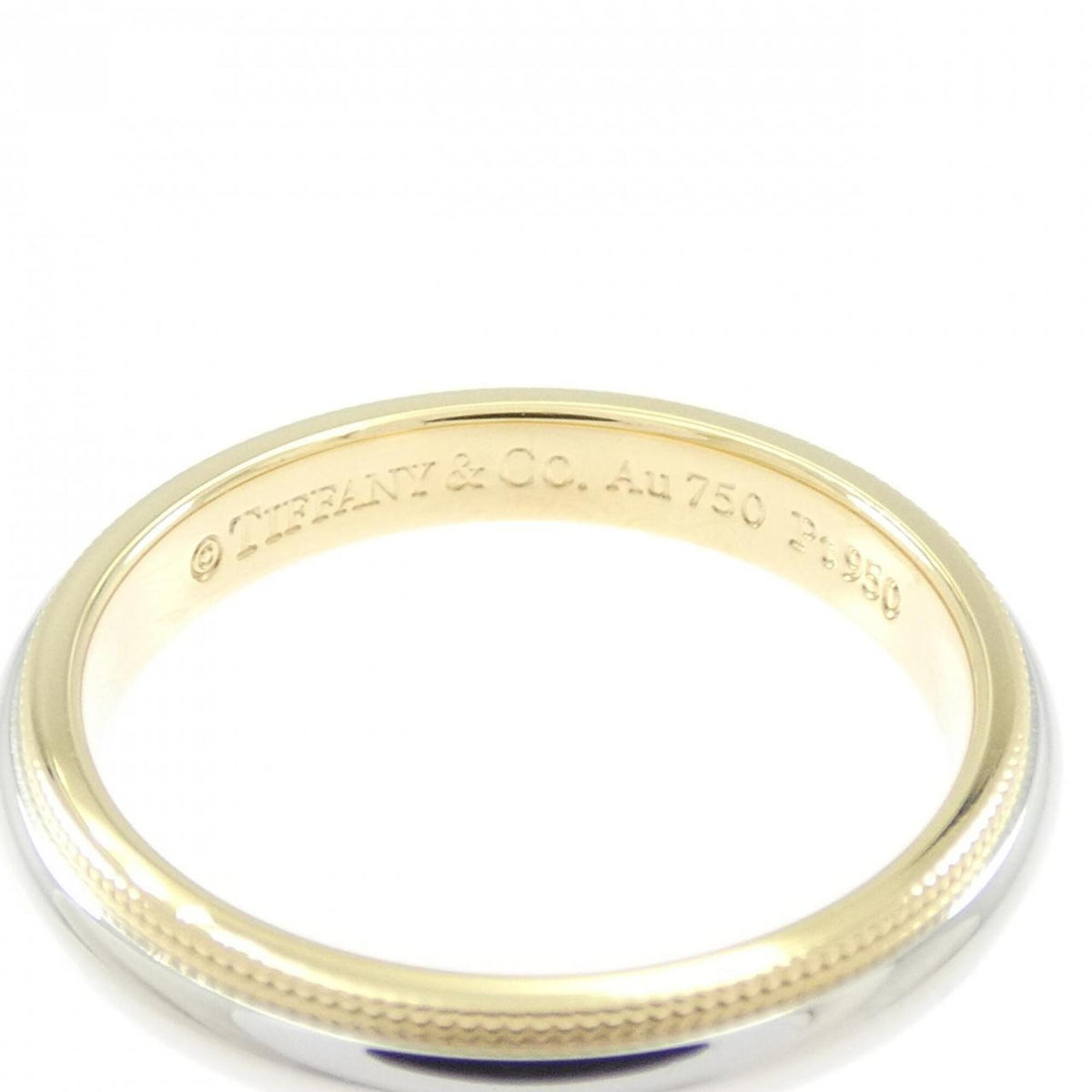 Tiffany Yellow Gold (18K) Platinum 950 Band Ring (Pre-Owned)