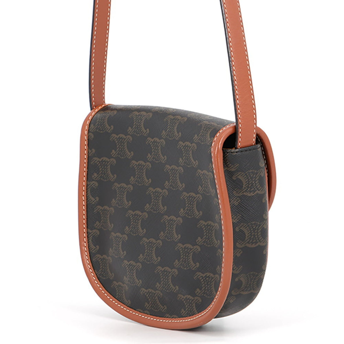 Celine Brown Pvc Shoulder Bag (Pre-Owned)