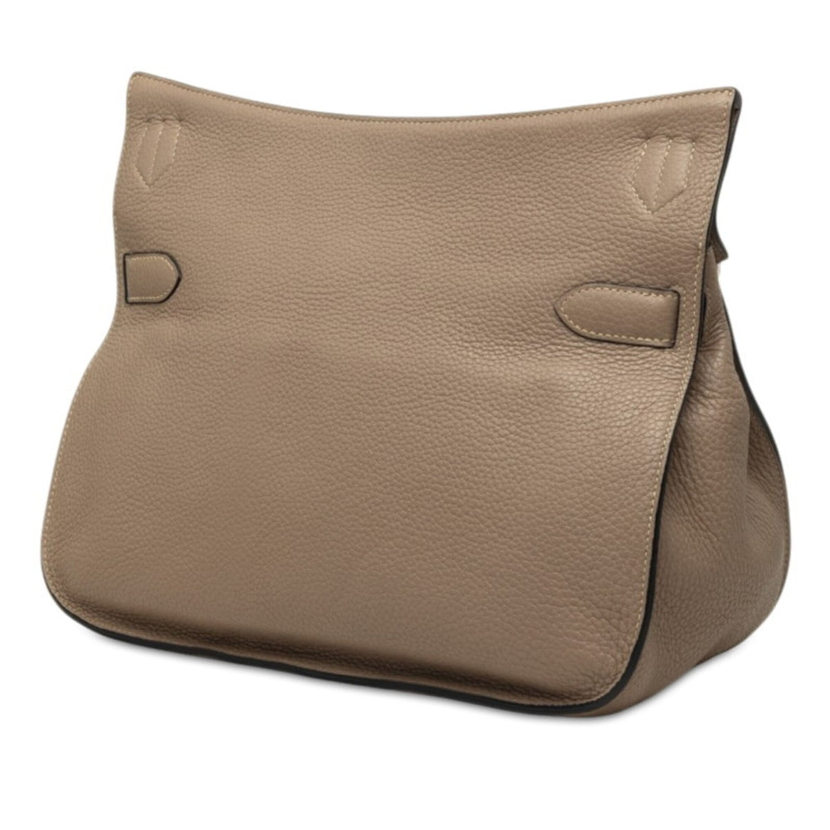 Hermes Jypsiere Beige Taurillon Clemence Leather Shoulder Bag (Pre-Owned)