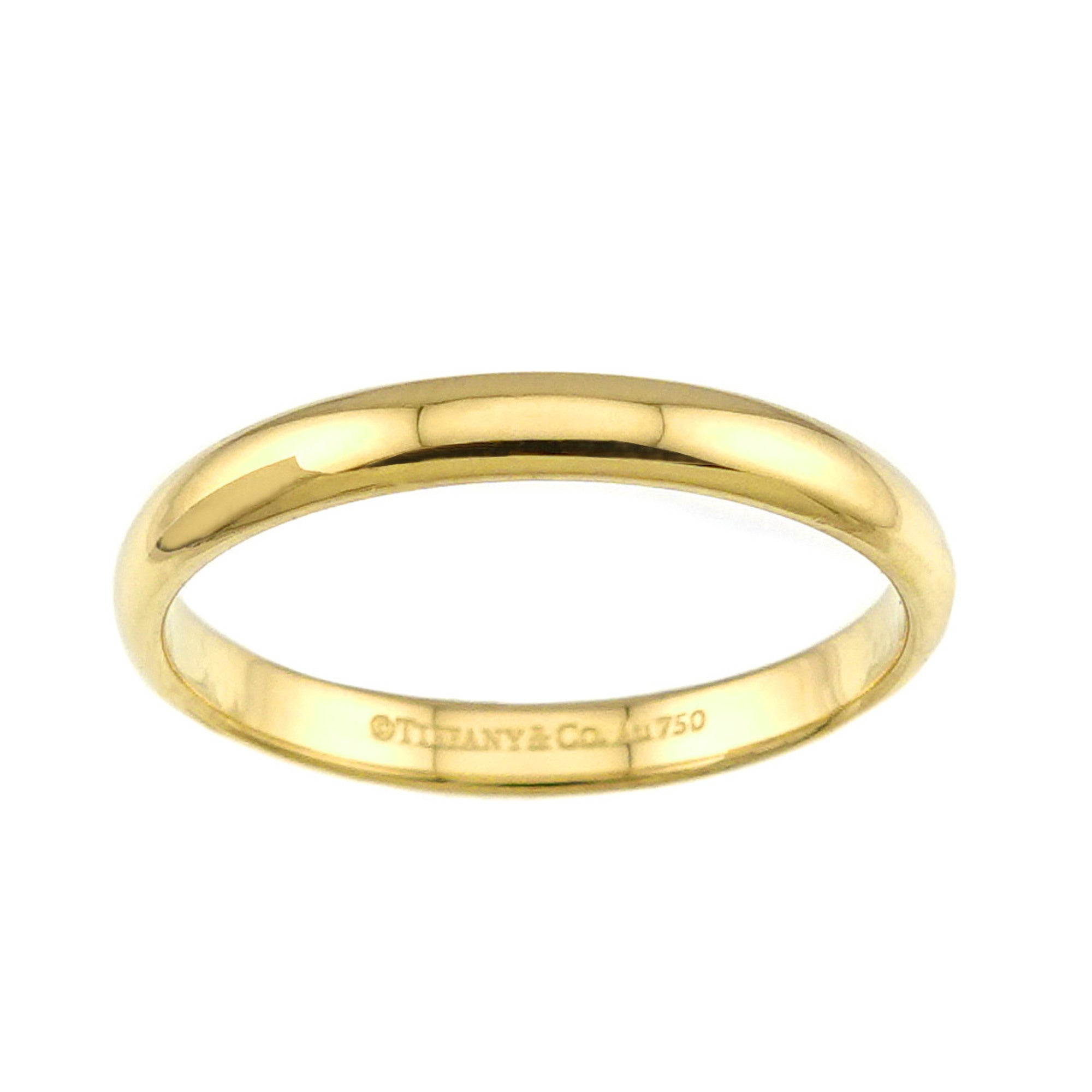 Tiffany Yellow Gold (18K) Band Ring (Pre-Owned)