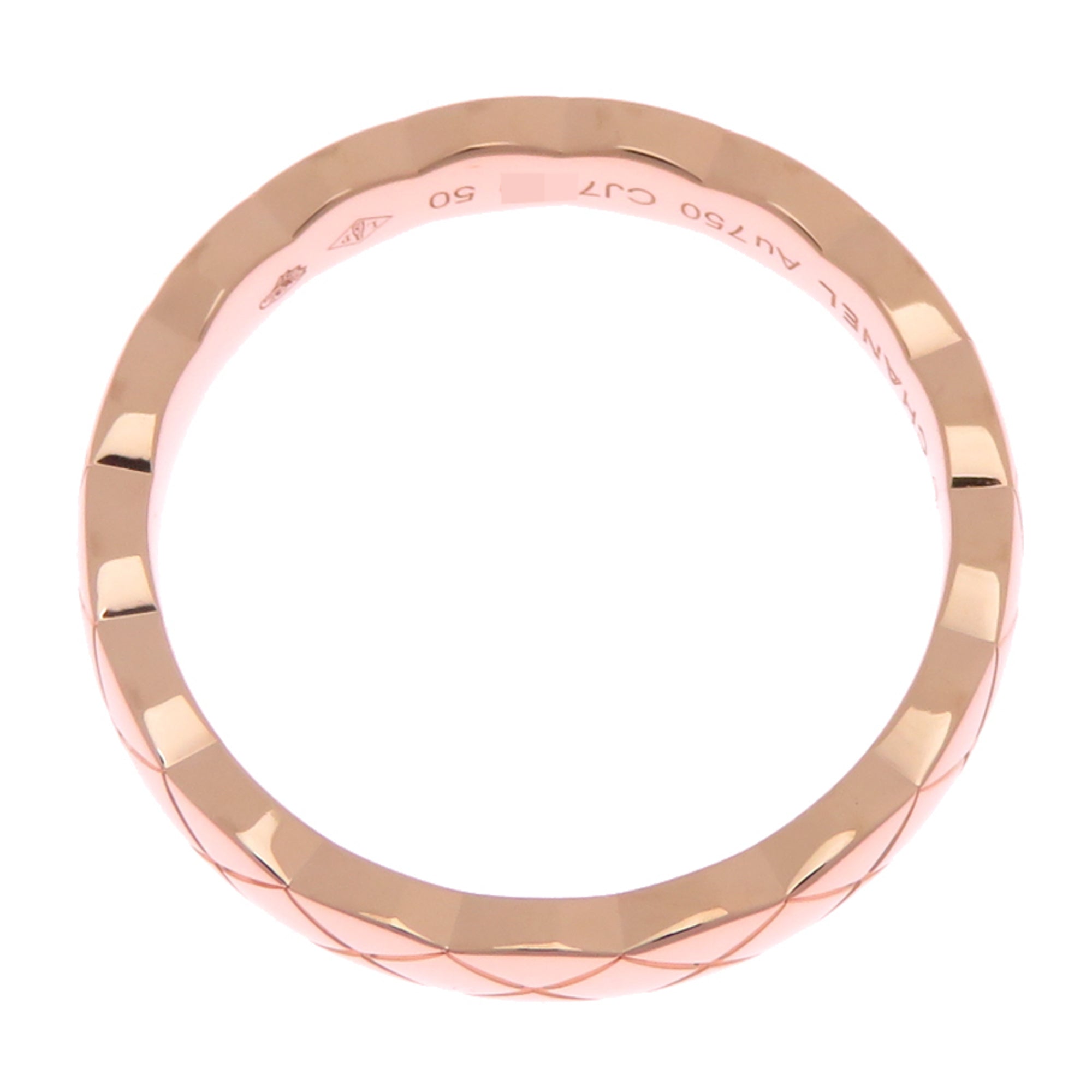 Chanel Pink Gold (18K) Band Ring (Pre-Owned)