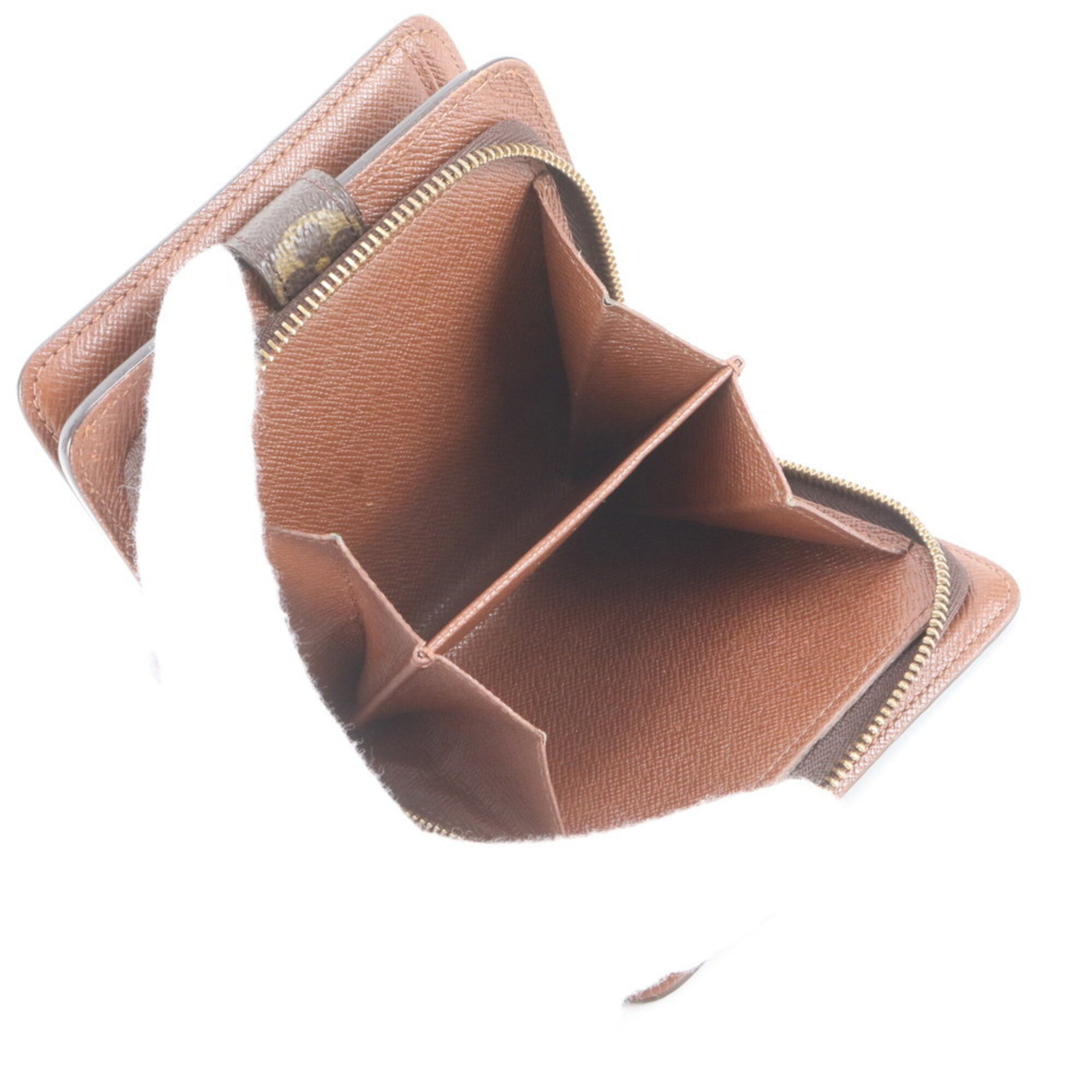 Louis Vuitton Brown Cuir Ombre Leather Coated Canvas Wallet (Bi-Fold) (Pre-Owned)