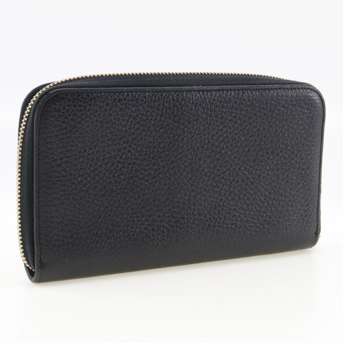 Gucci Black Leather Long Wallet (Bi-Fold) (Pre-Owned)