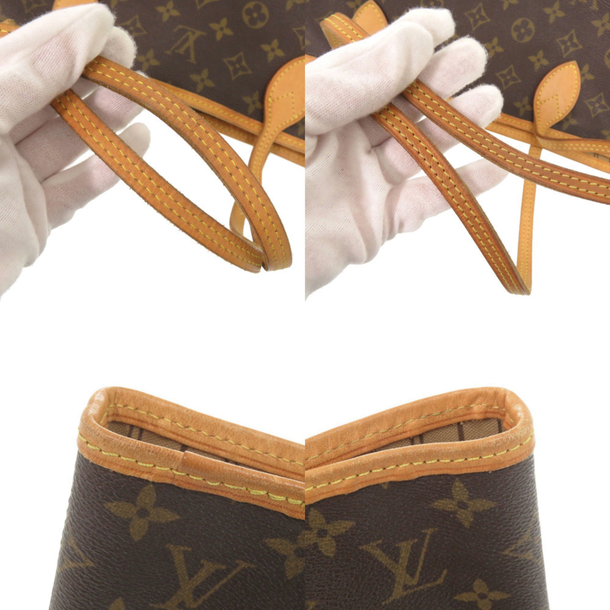 Louis Vuitton Brown Monogram Canvas Tote Bag (Pre-Owned)