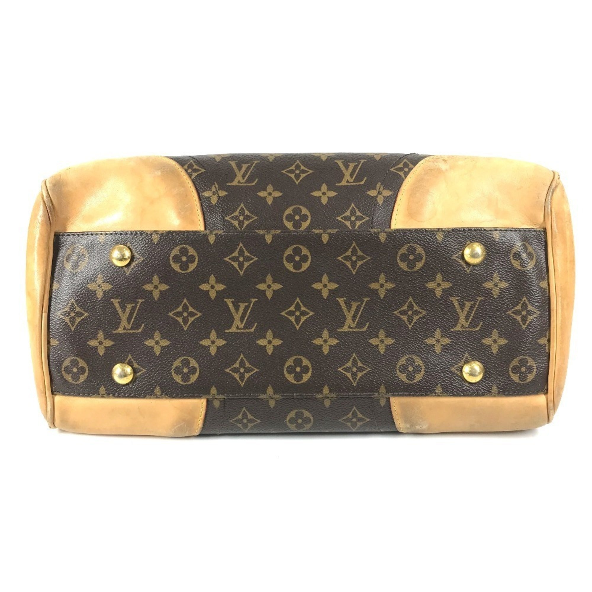 Louis Vuitton Brown Monogram Shoulder Bag Tote Bag (Pre-Owned)