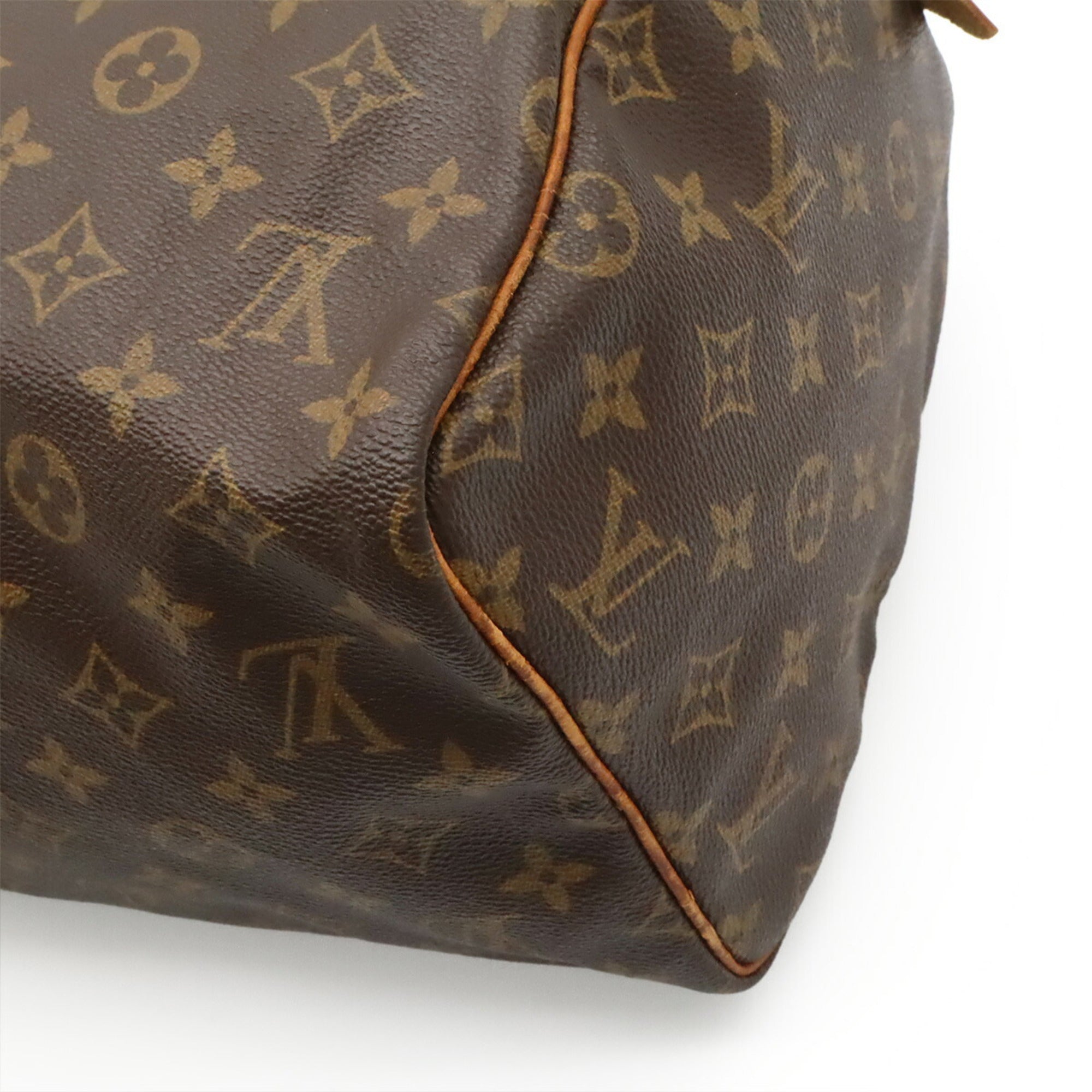 Louis Vuitton Brown Monogram Canvas Pvc Coated Canvas Handbag (Pre-Owned)