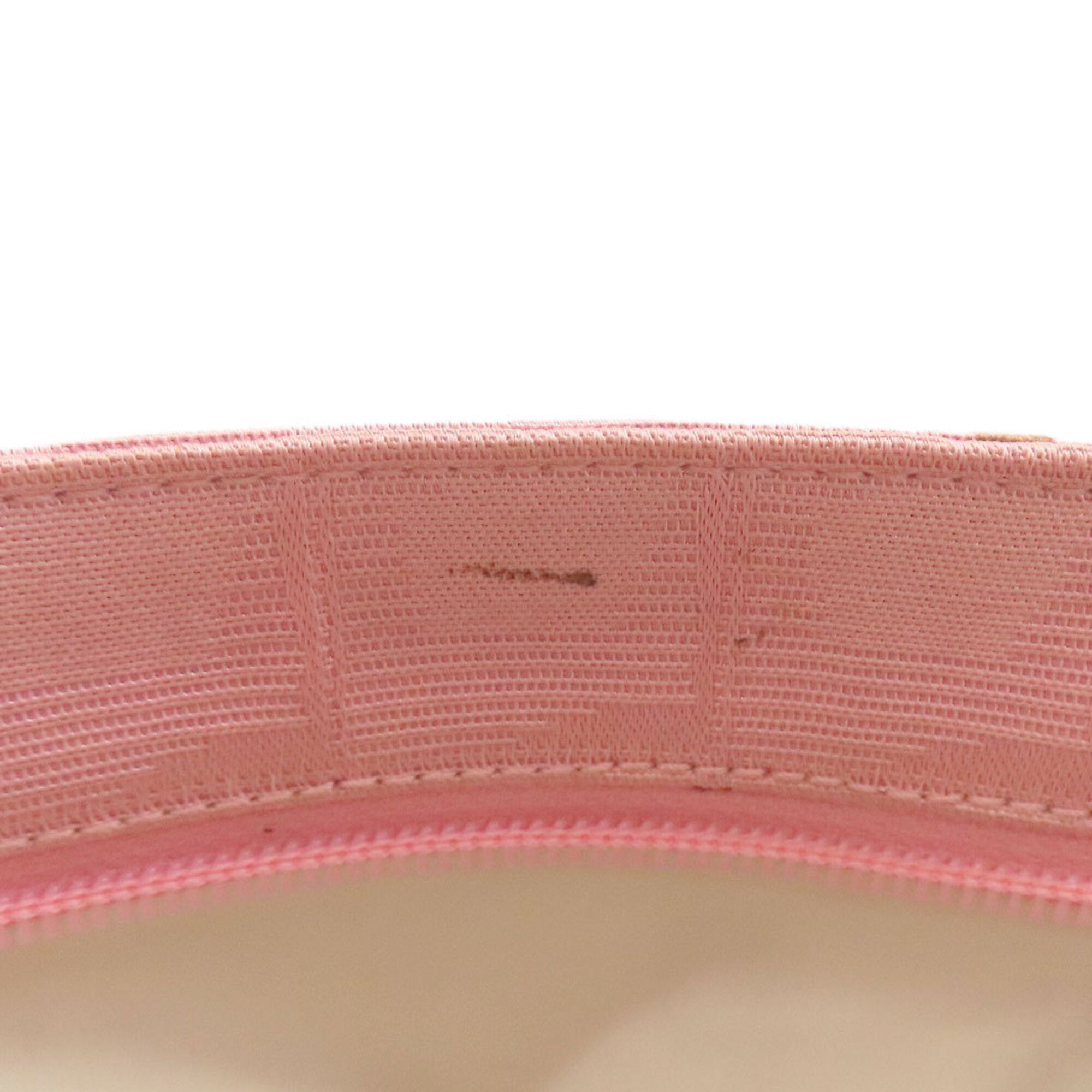 Chanel New Travel Line Pink Nylon Jacquard Handbag (Pre-Owned)
