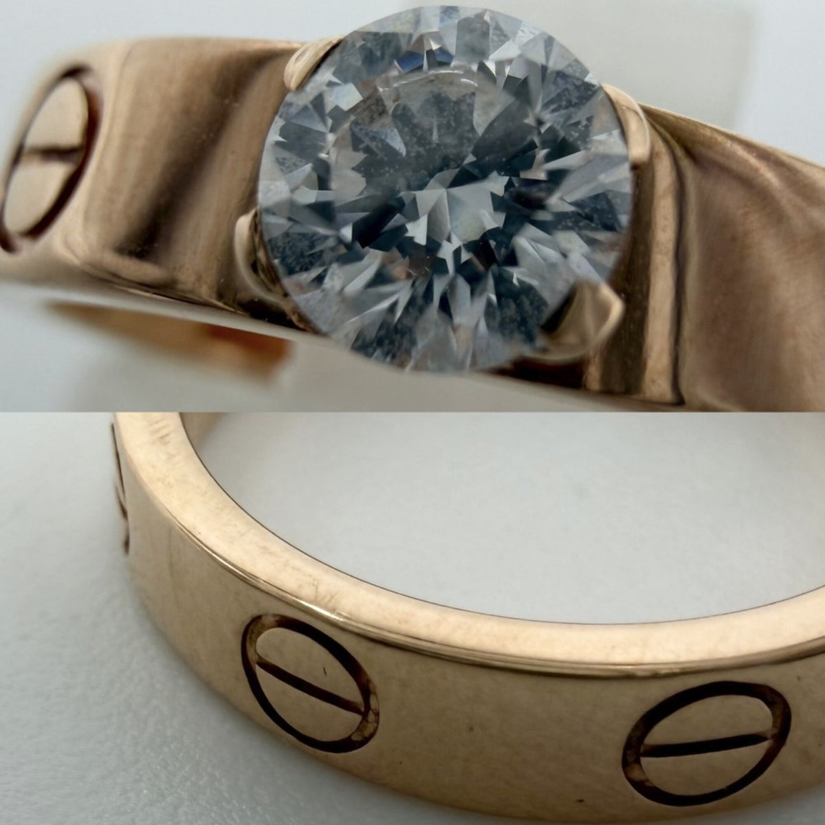 Cartier Pink Gold (18K) Band Ring (Pre-Owned)