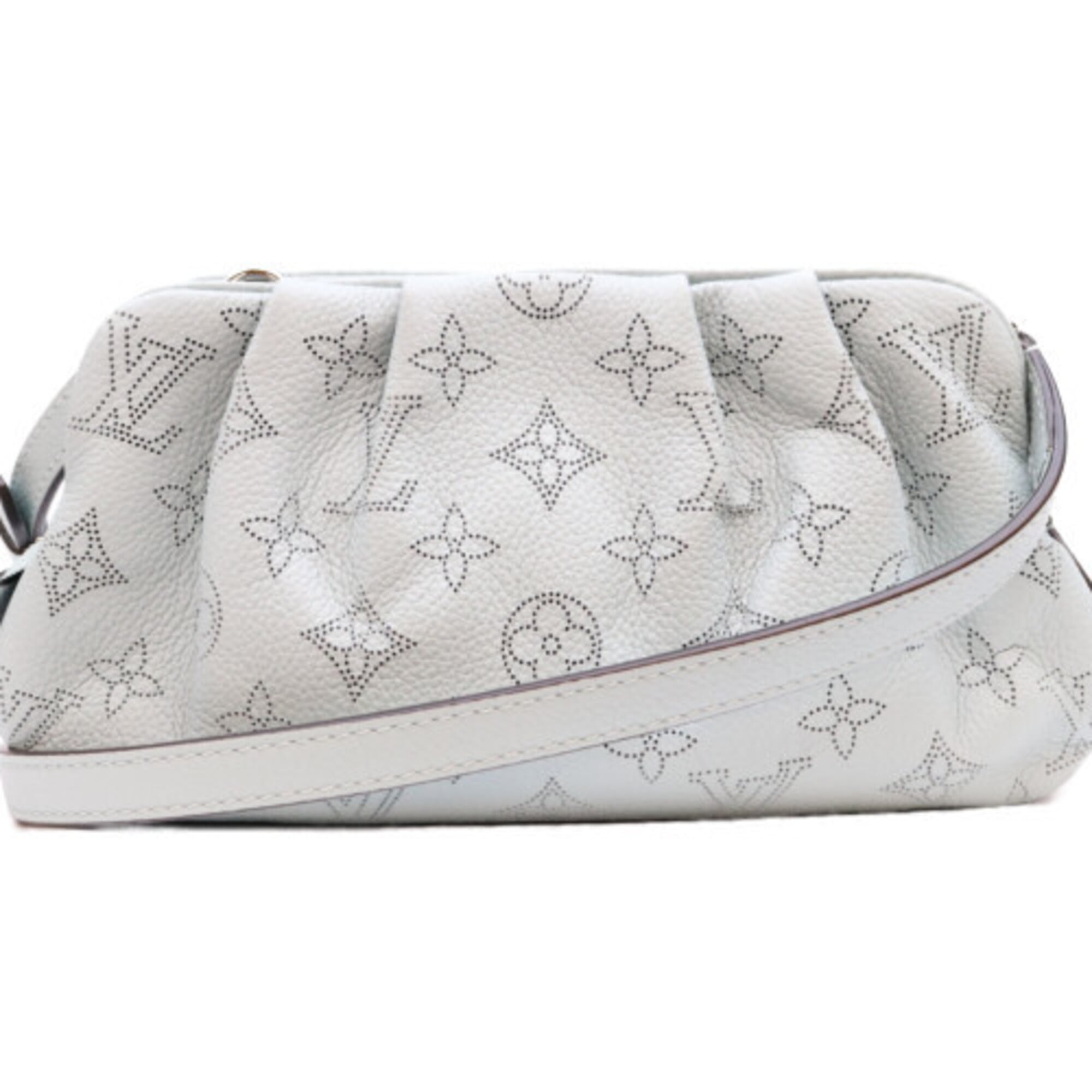 Louis Vuitton Green Mahina Leather Shoulder Bag (Pre-Owned)