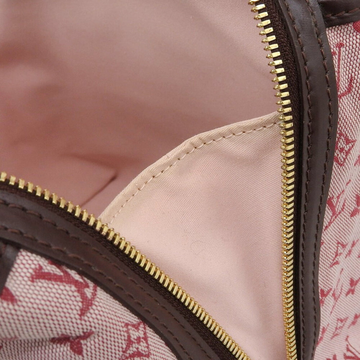Louis Vuitton Monogram Mini Cerise Cherry Red Color Canvas Handbag (Pre-Owned)