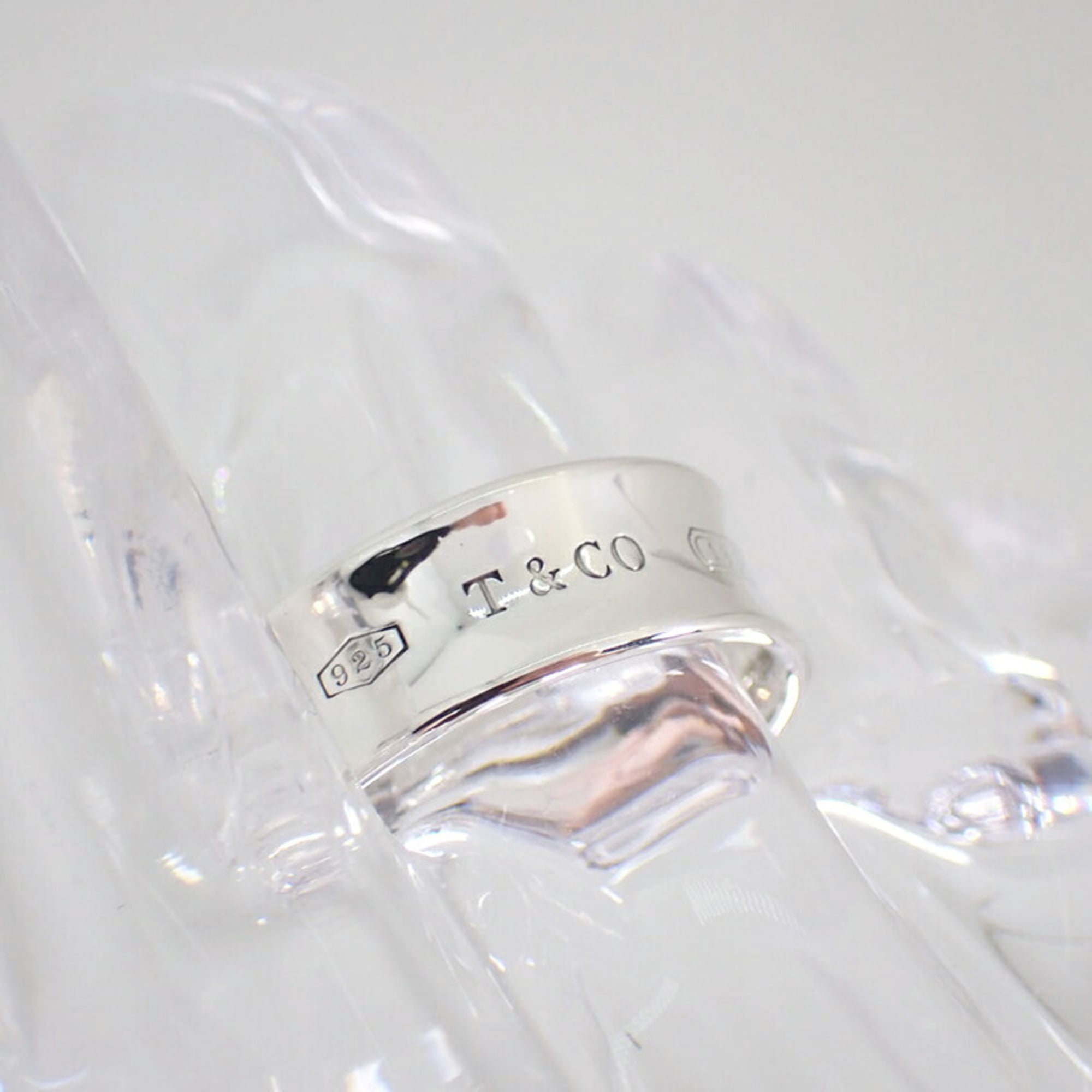 Tiffany Sterling Silver 925 Band Ring (Pre-Owned)