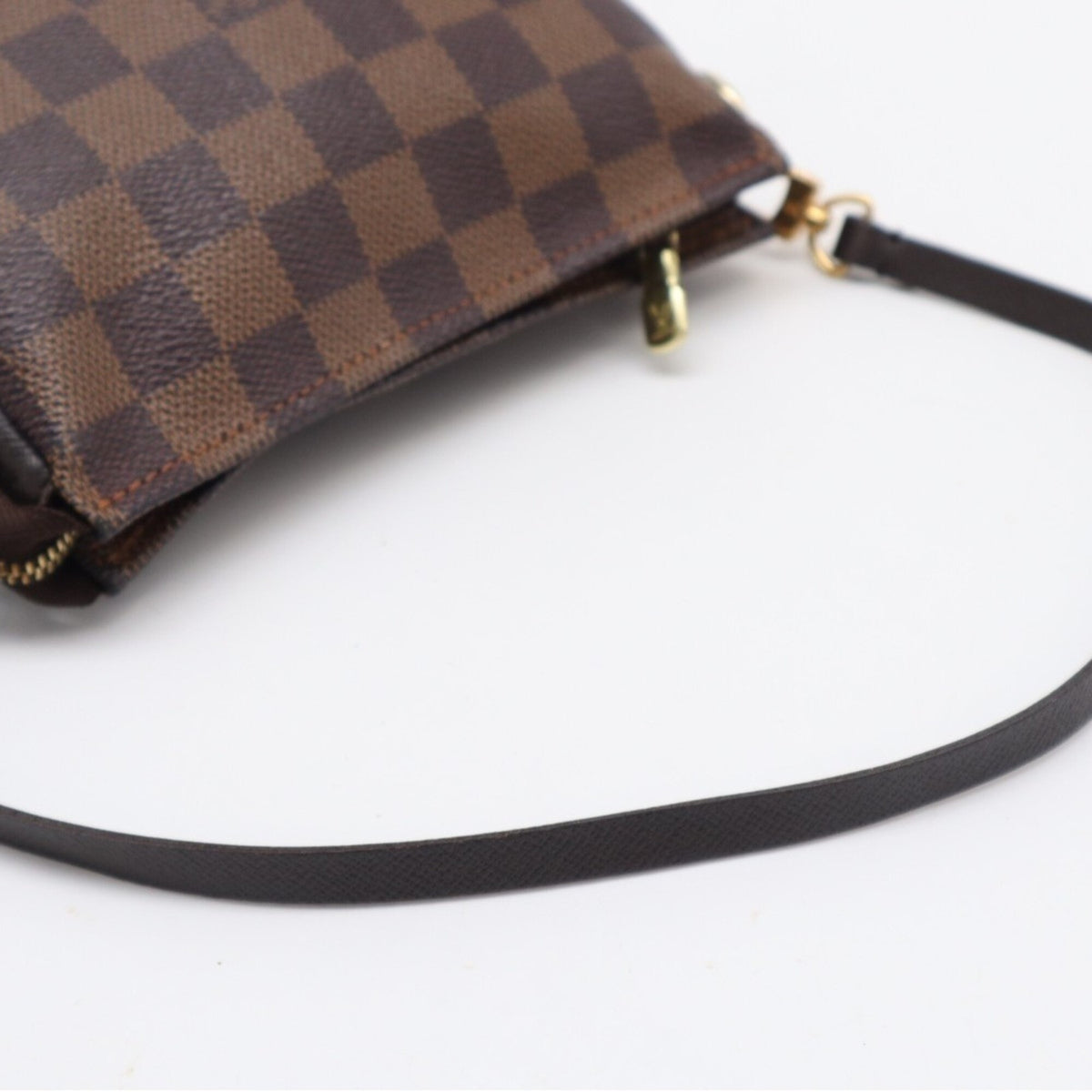 Louis Vuitton Damier Brown Coated Canvas Leather Handbag (Pre-Owned)