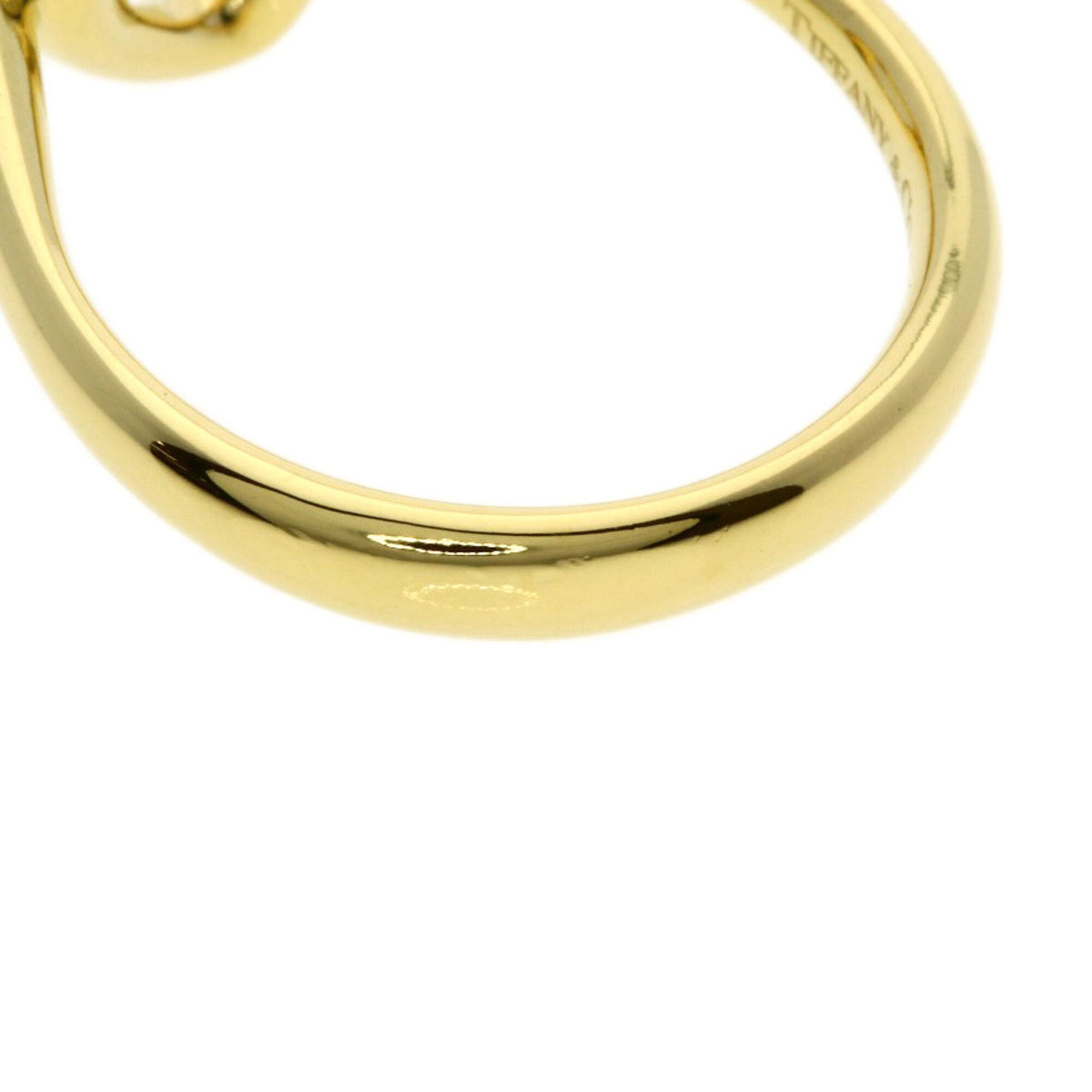 Tiffany Open Heart Yellow Gold (18K) Band Ring (Pre-Owned)