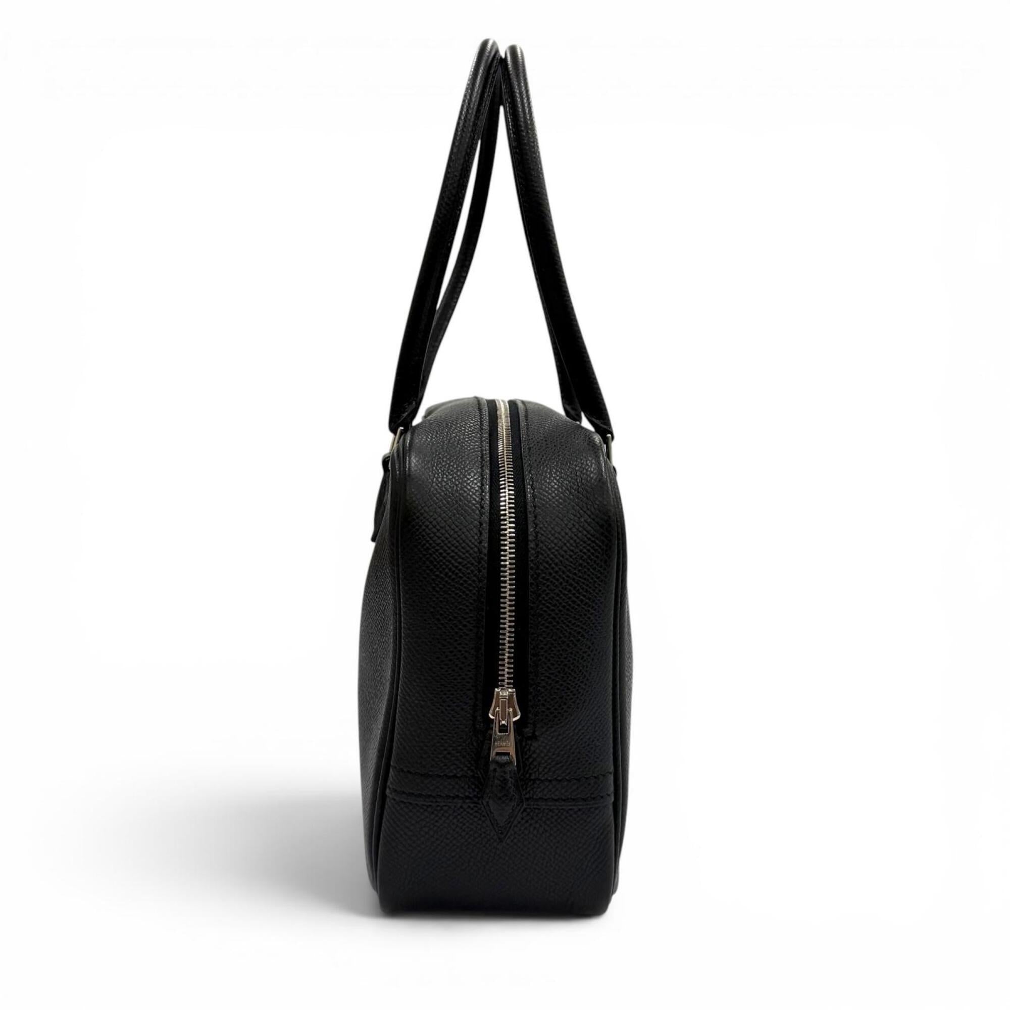 Hermes Black Epsom Leather Handbag (Pre-Owned)