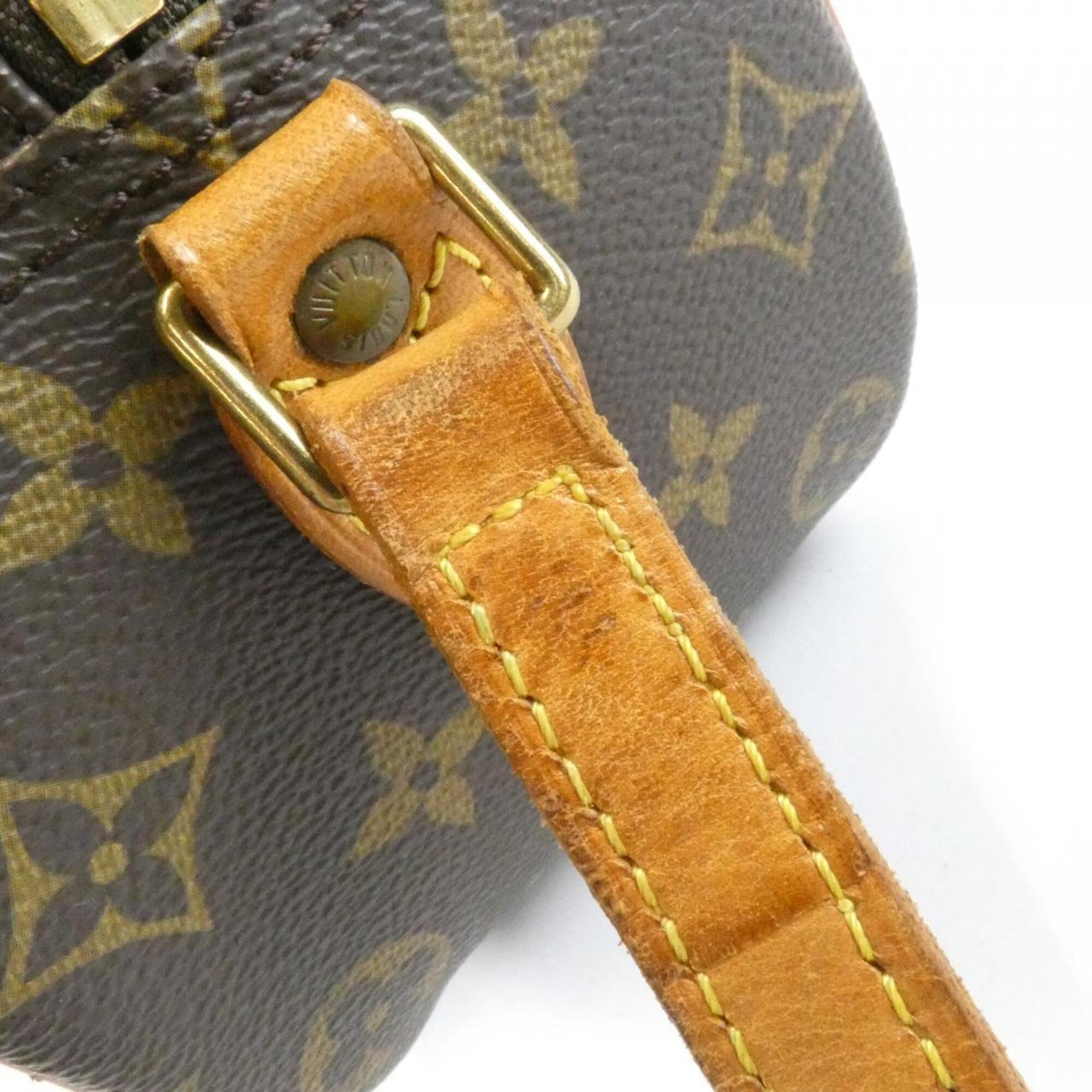 Louis Vuitton Marron Coated Canvas Shoulder Bag (Pre-Owned)