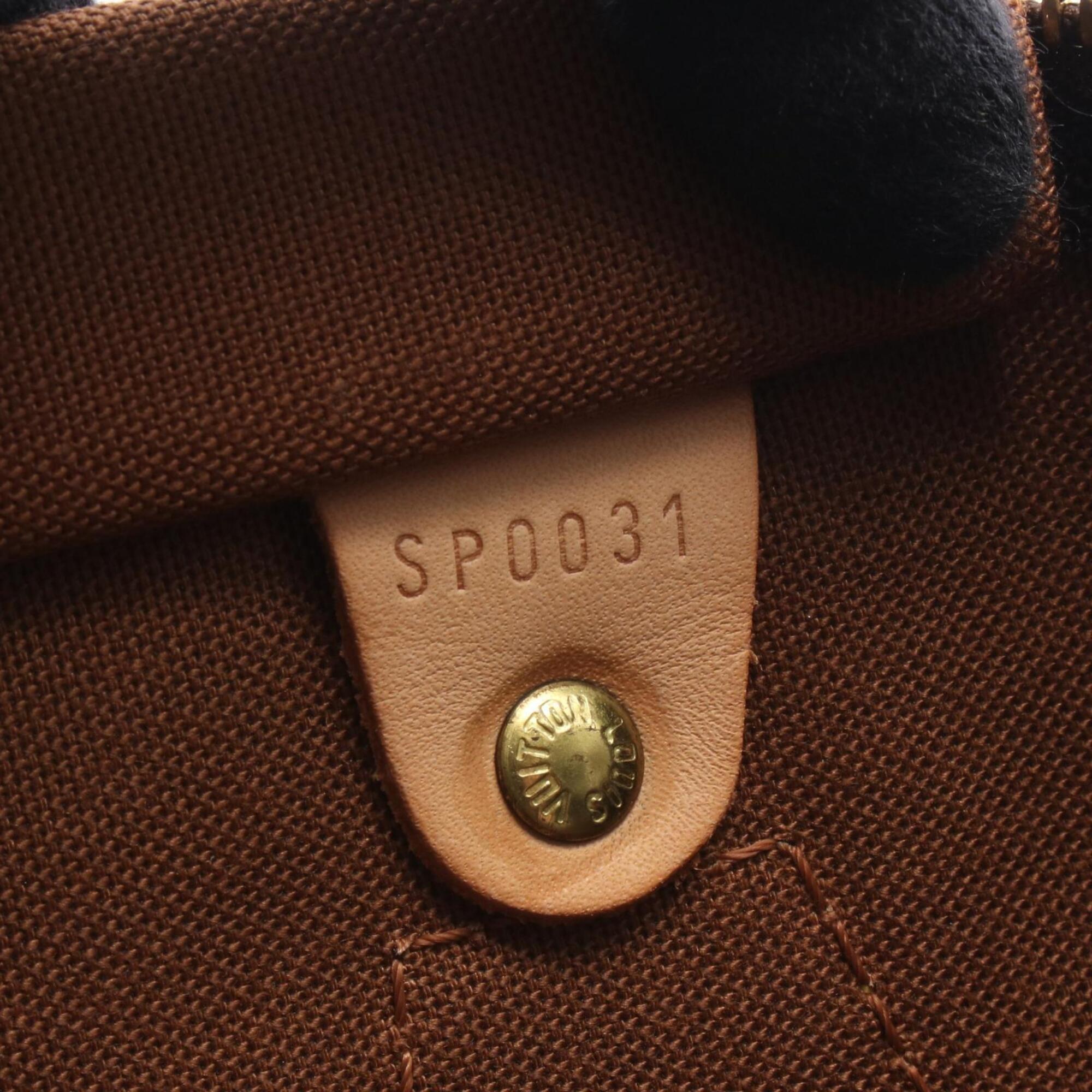 Louis Vuitton Brown Monogram Coated Canvas Leather Handbag (Pre-Owned)