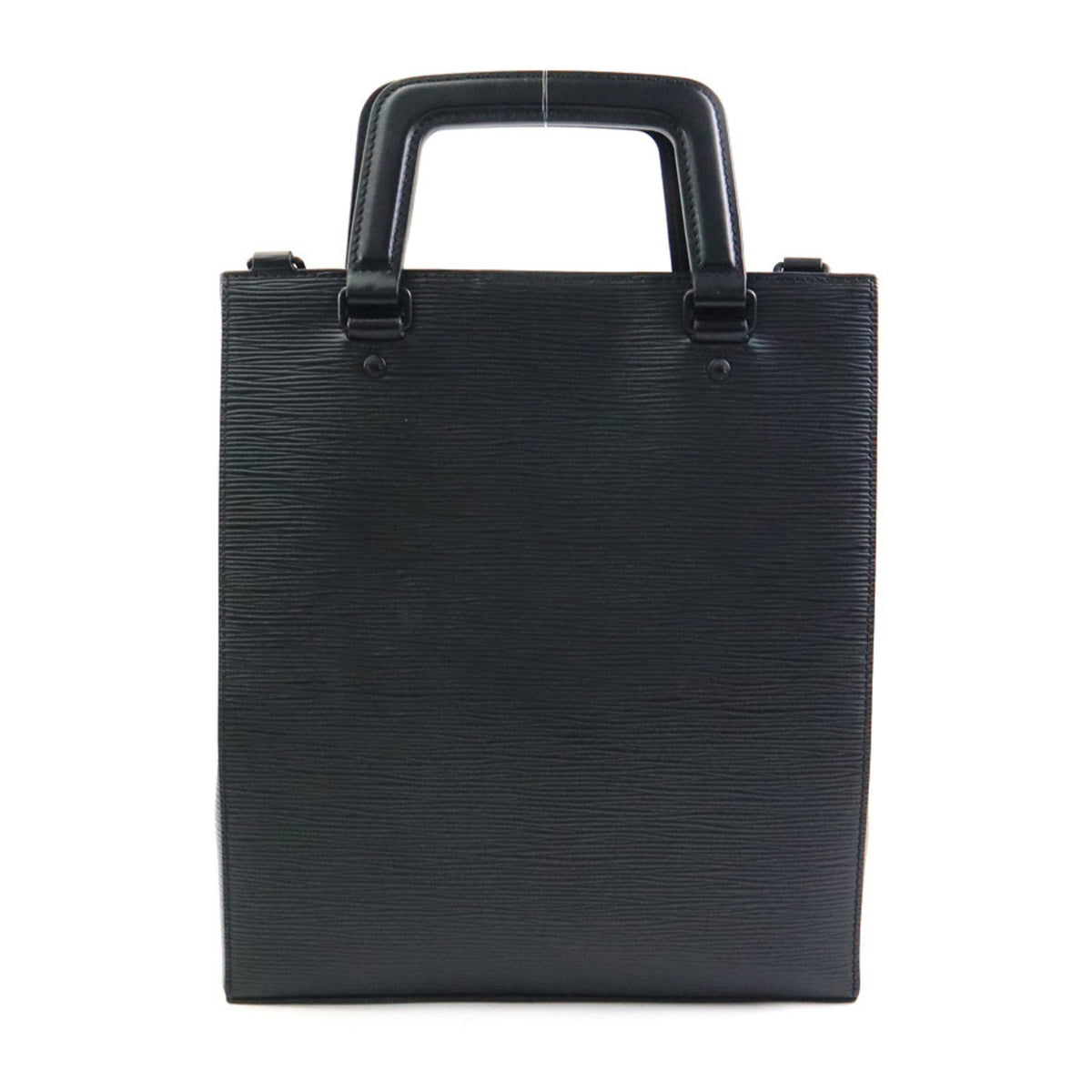Louis Vuitton Noir Epi Leather Handbag Shoulder Bag (Pre-Owned)