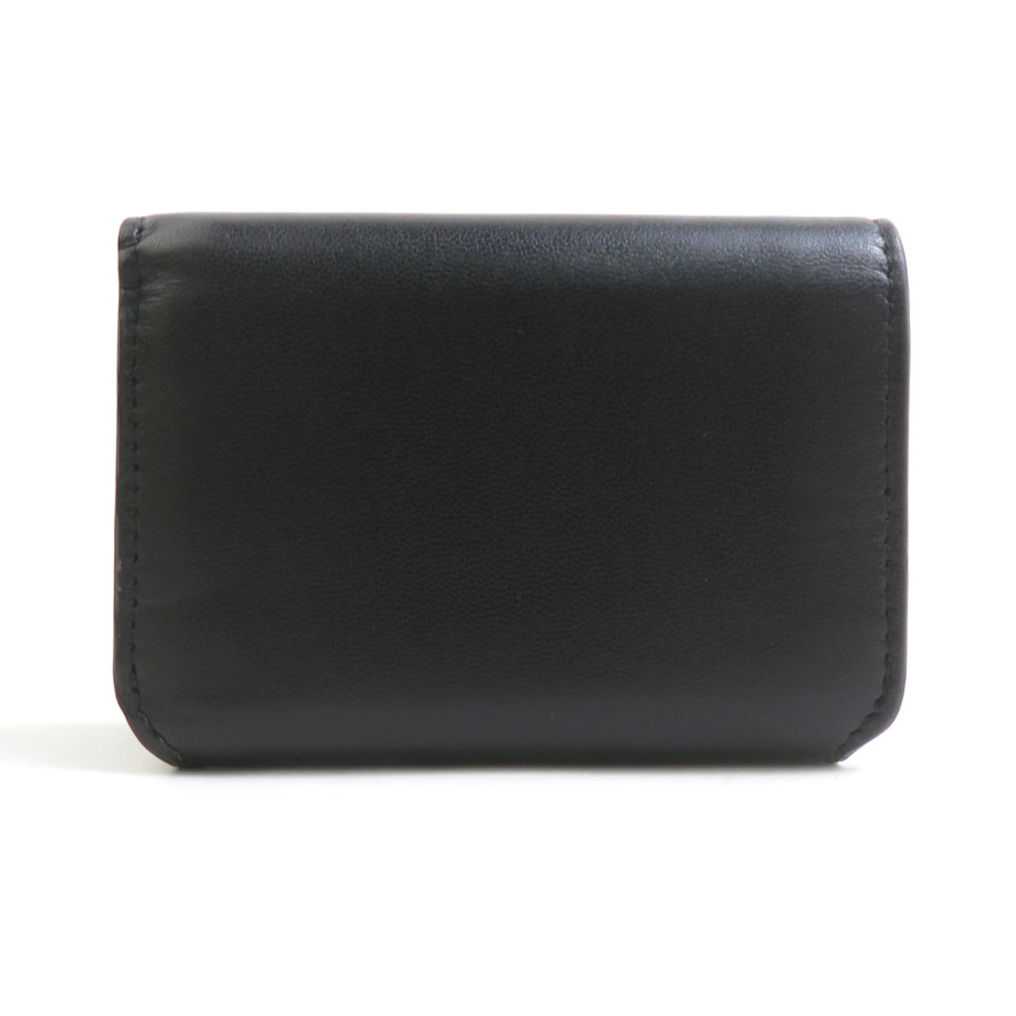 Balenciaga Black Leather Wallet (Tri-Fold) (Pre-Owned)