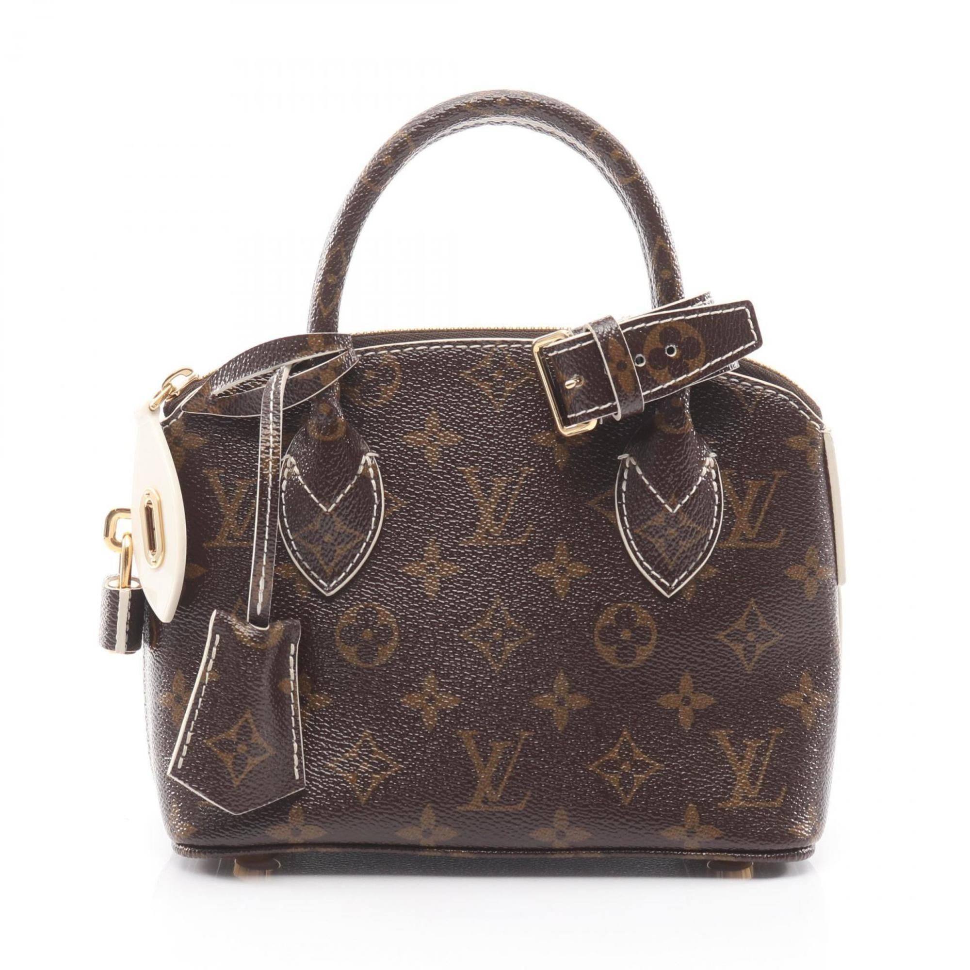 Louis Vuitton Brown Coated Canvas Handbag (Pre-Owned)