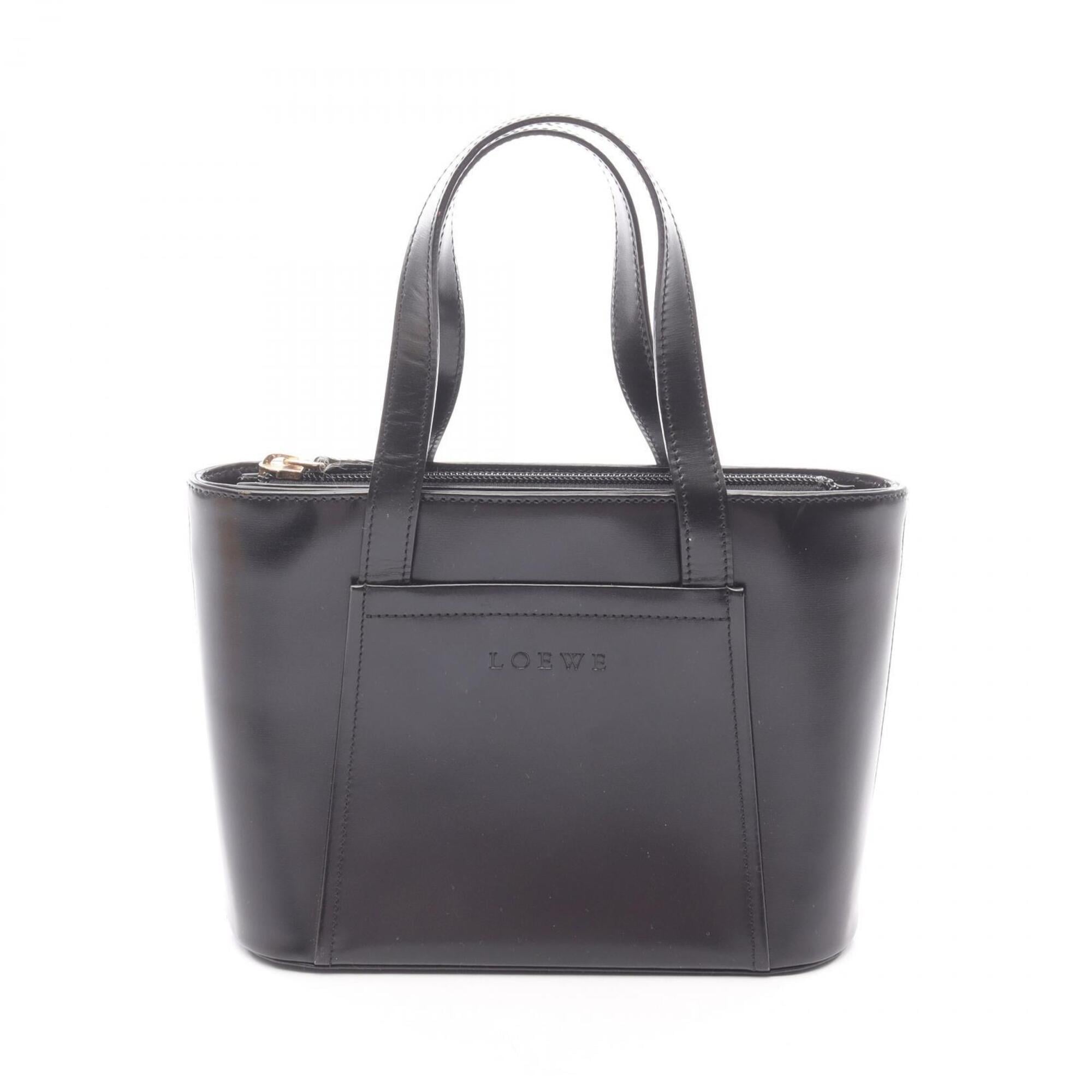 Loewe Black Leather Handbag (Pre-Owned)