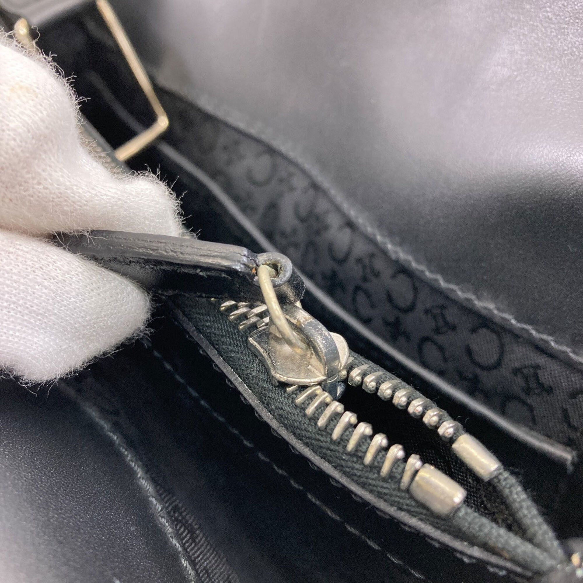 Celine Macadam Black Canvas Handbag (Pre-Owned)