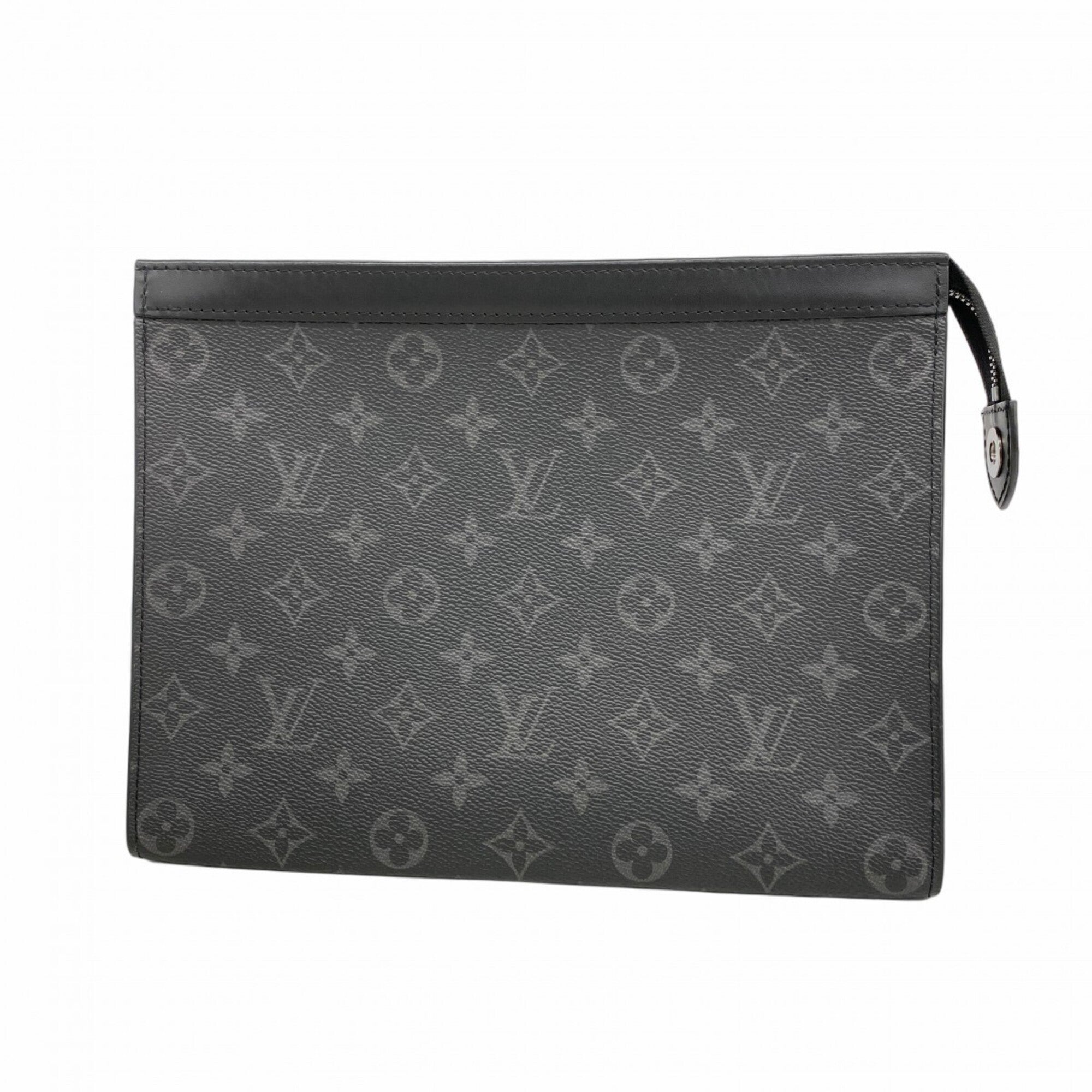 Louis Vuitton Black Clutch Bag (Pre-Owned)