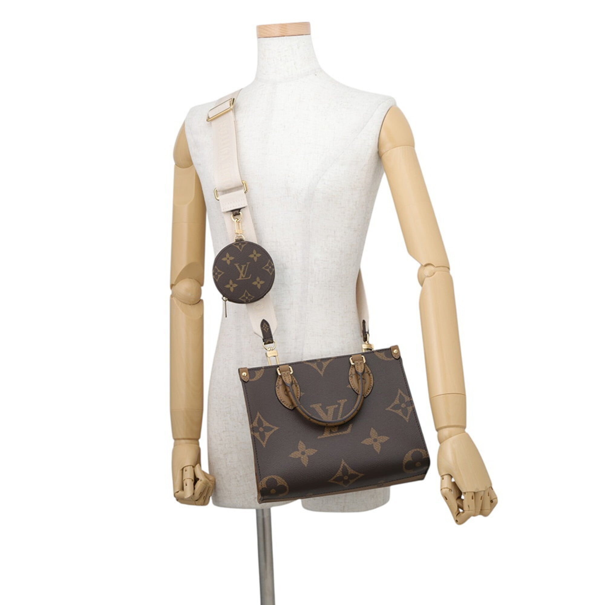 Louis Vuitton Monogram Reverse Red Color Monogram Reverse Handbag Shoulder Bag (Pre-Owned)