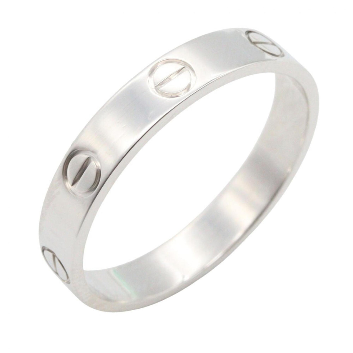 Cartier White Gold White Gold (18K) Band Ring (Pre-Owned)