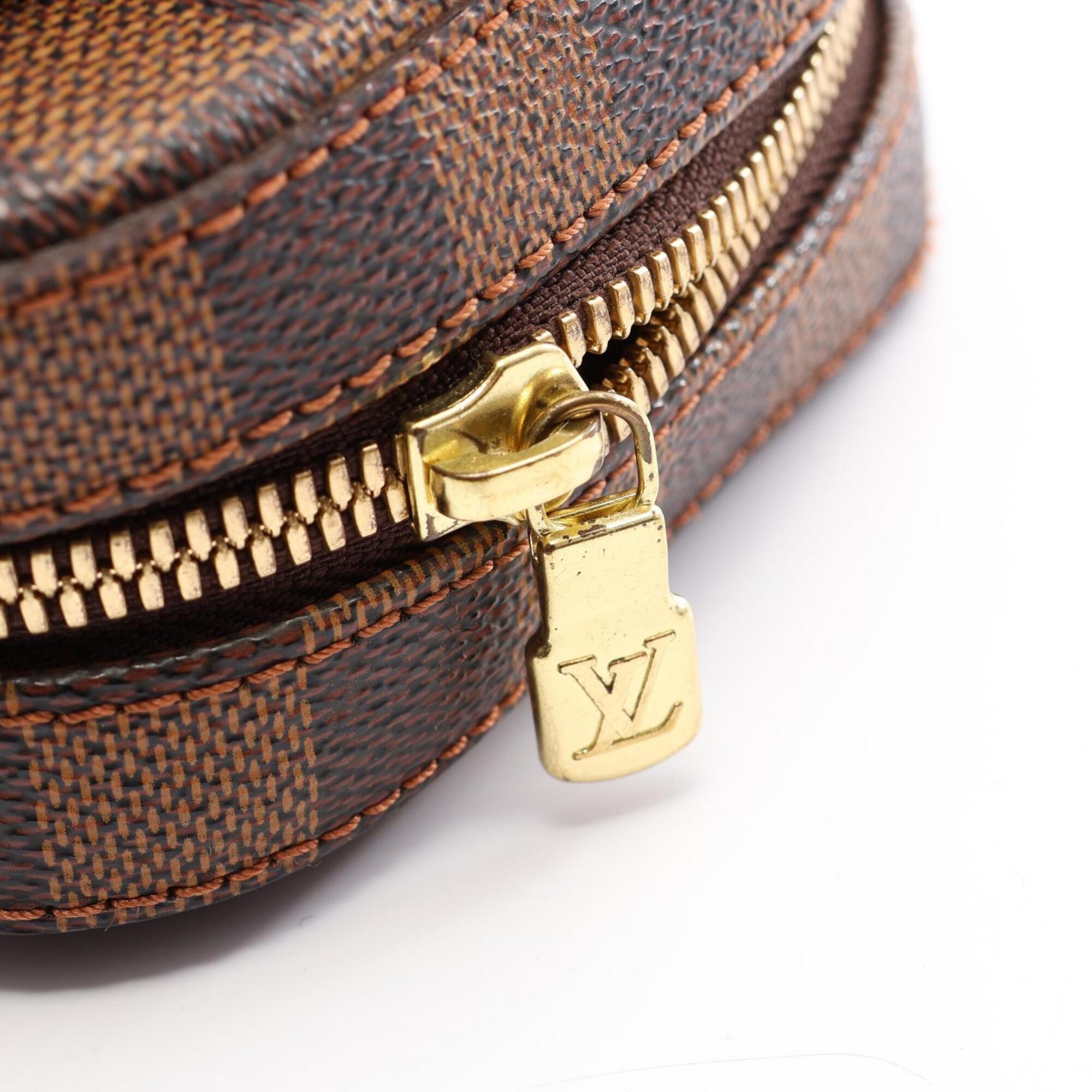 Louis Vuitton Brown Damier Canvas Coated Canvas Fanny Pack Sling Bag (Pre-Owned)