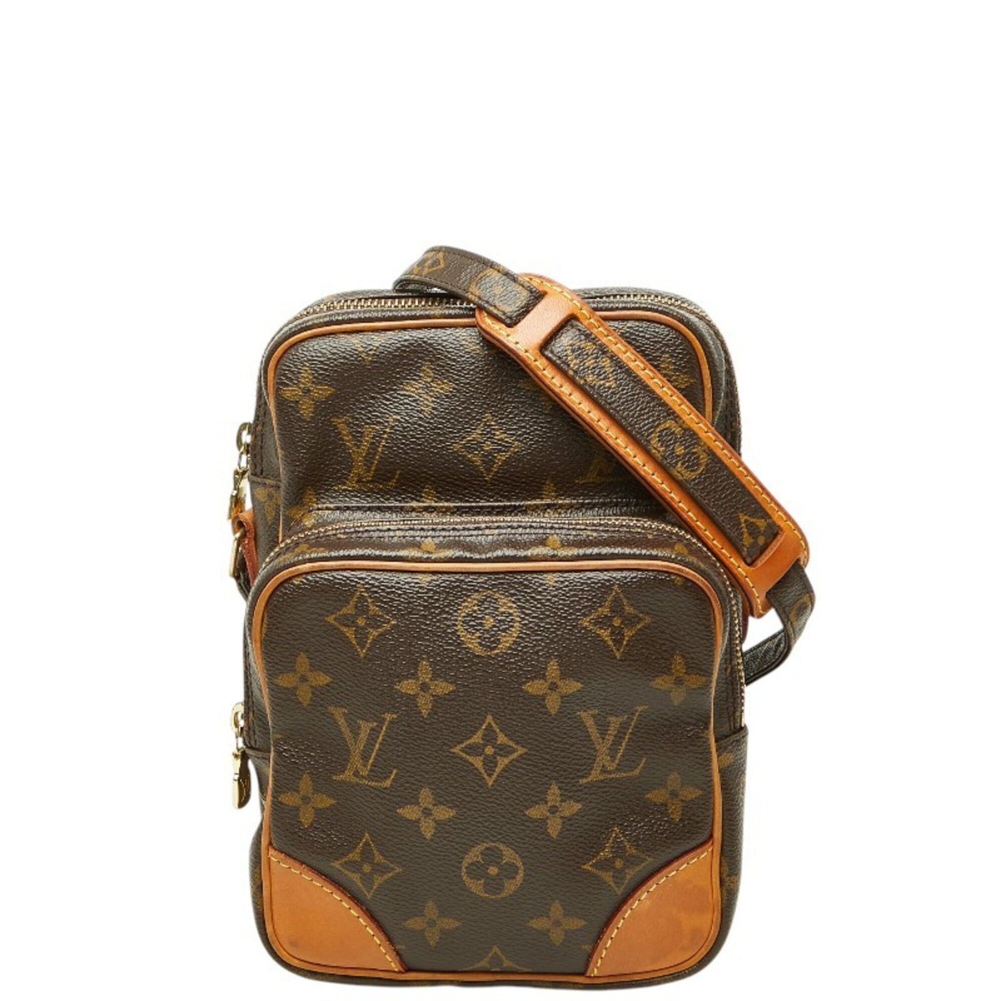 Louis Vuitton Brown Pvc Leather Shoulder Bag (Pre-Owned)