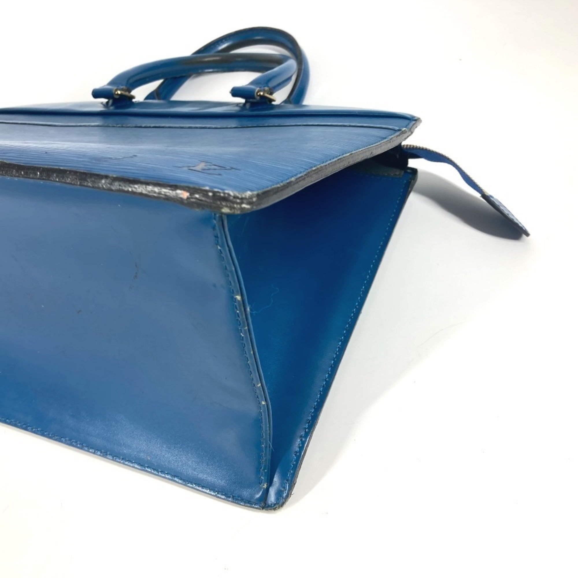 Louis Vuitton Epi Blue Toledo Blue Epi Leather Shoulder Bag Tote Bag (Pre-Owned)