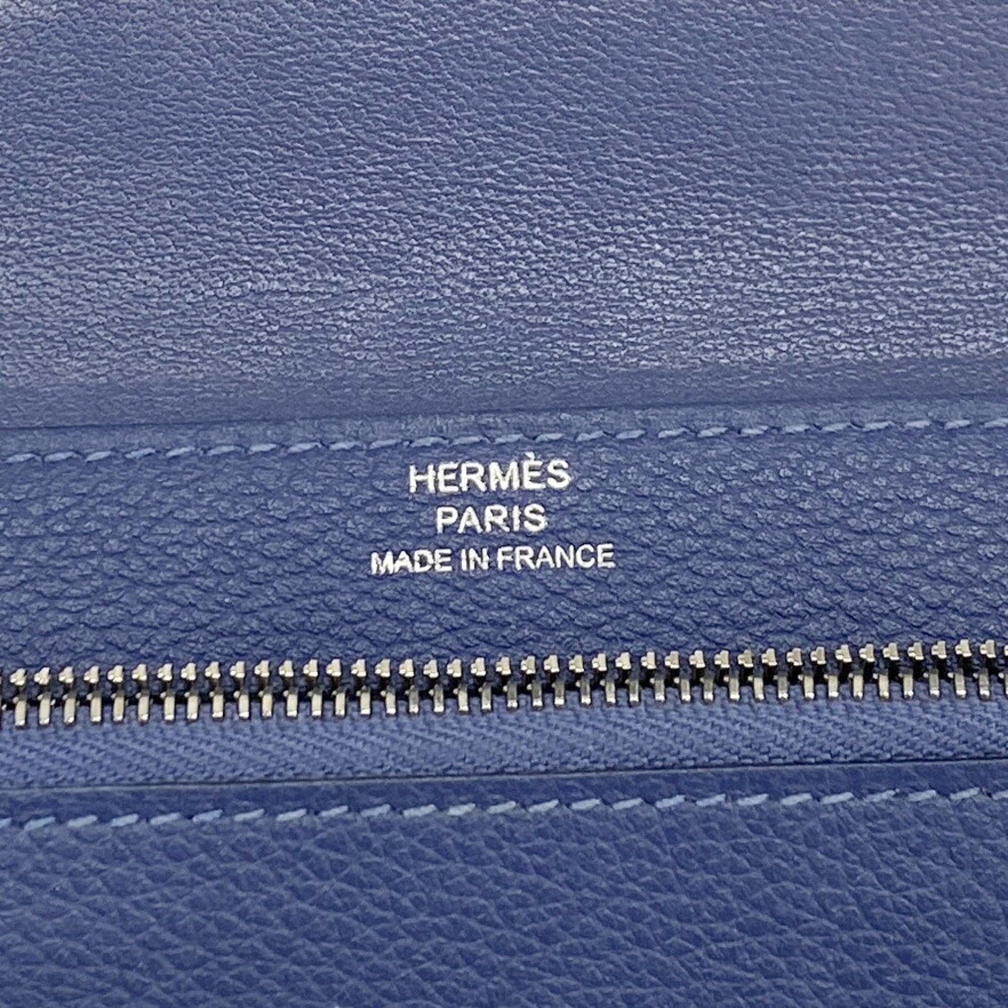 Hermes Blue Coin Purse/Coin Case (Pre-Owned)