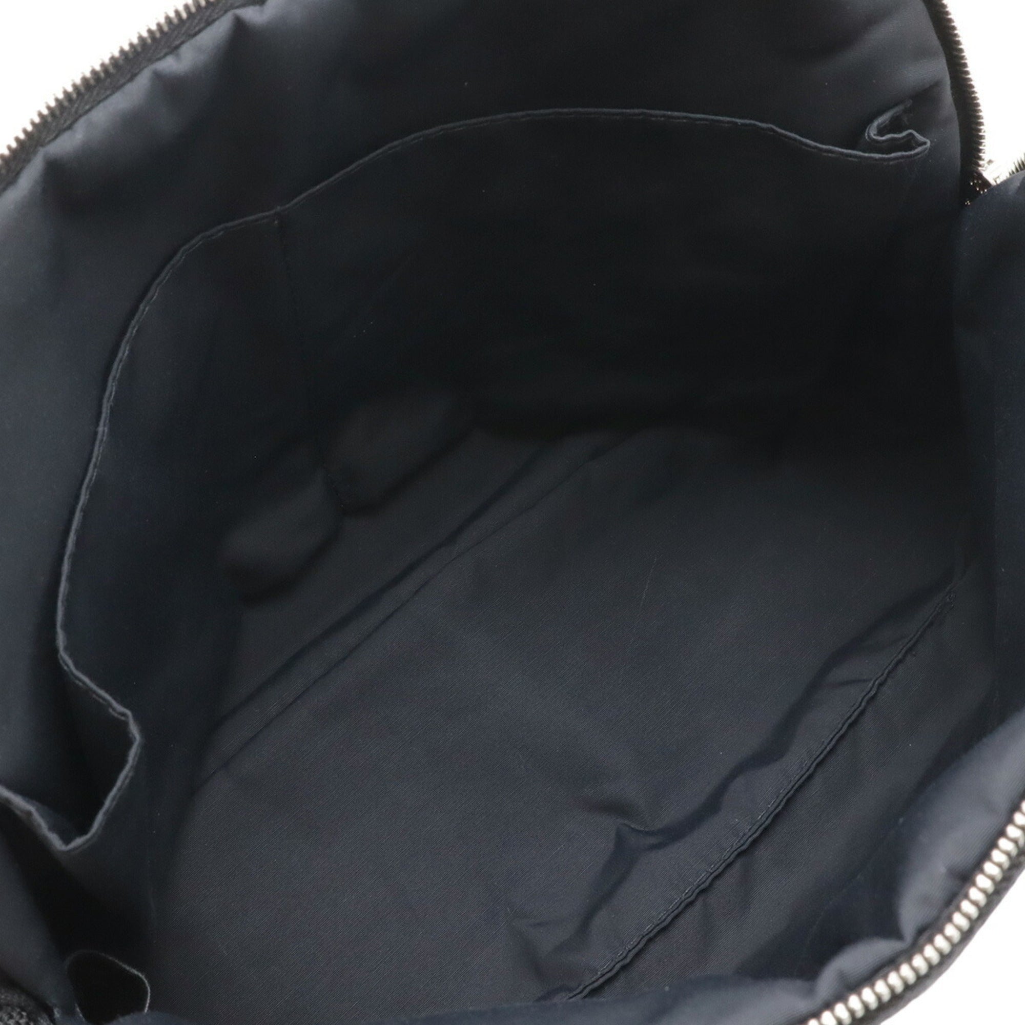 Hermes Sellier Black Nylon Canvas Pouch (Pre-Owned)