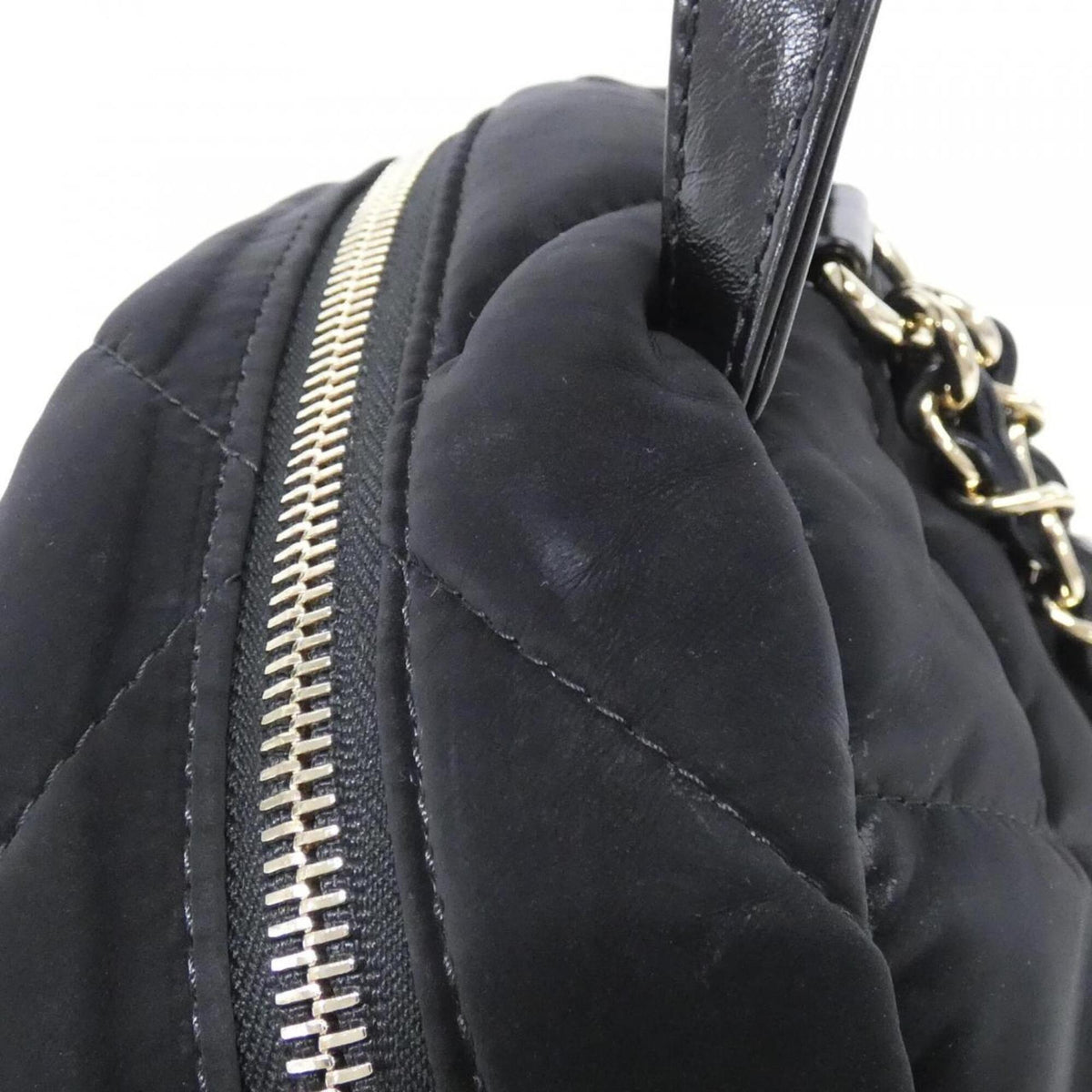 Chanel Black Velvet Nylon Backpack (Pre-Owned)